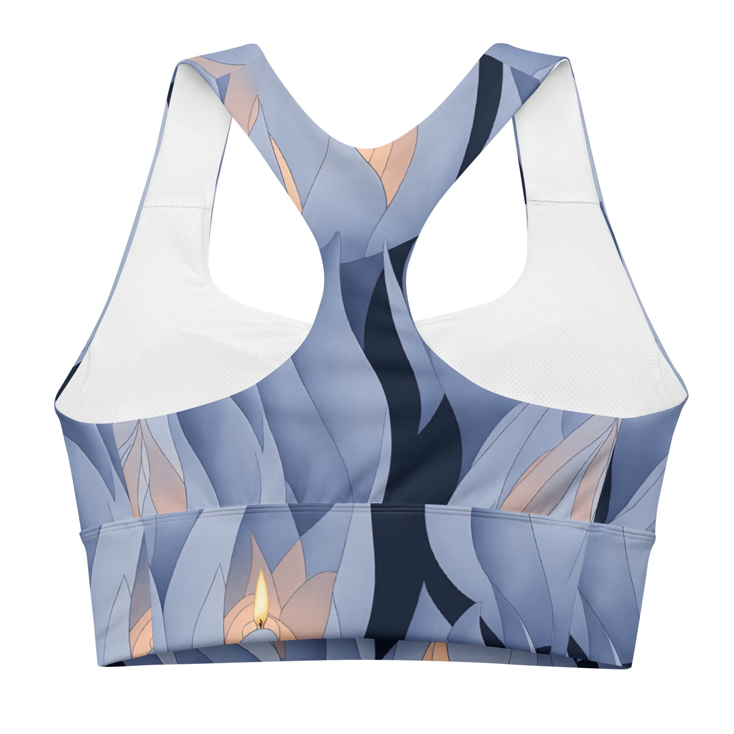 Night Candle Longline sports bra
