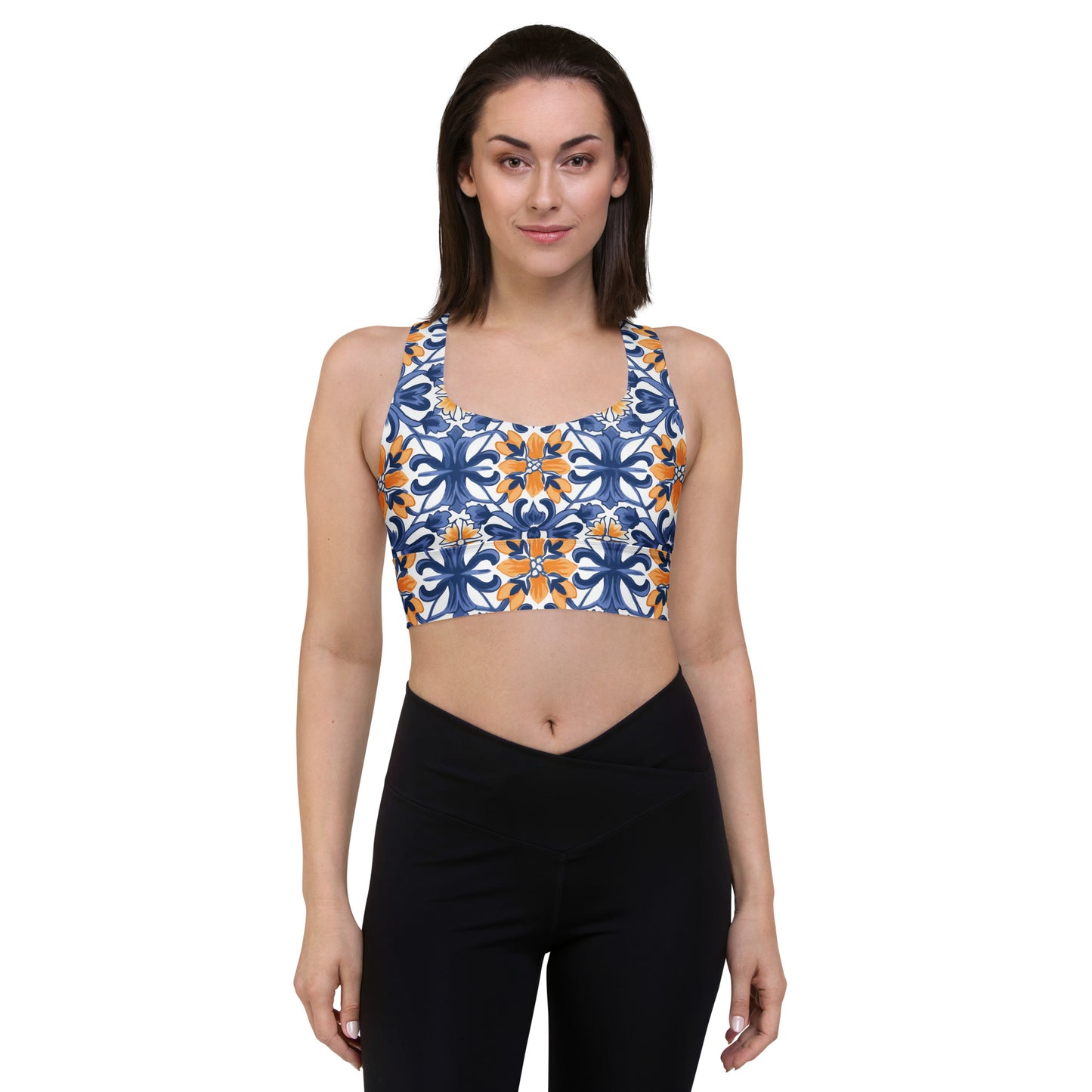 Azulejo Longline sports bra