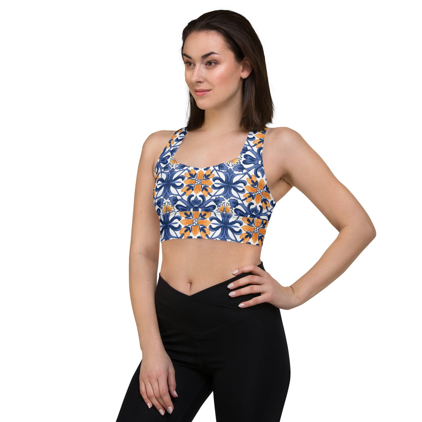 Azulejo Longline sports bra