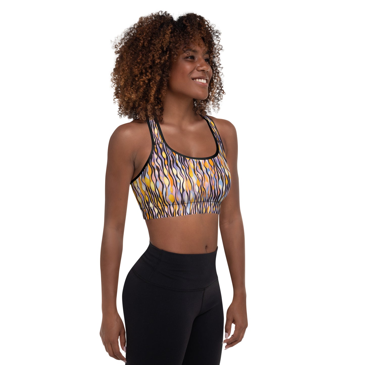 Opalescent Padded Sports Bra