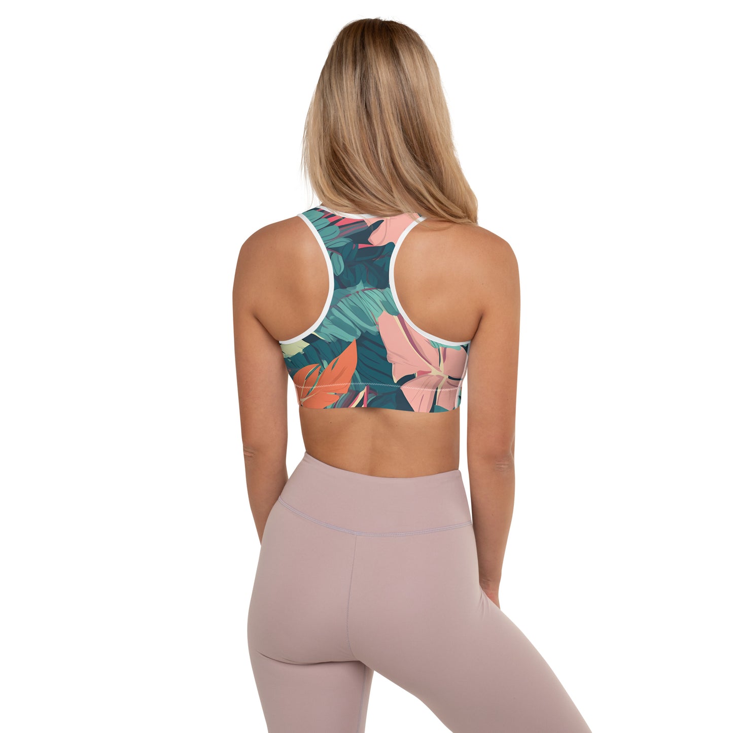 Jungle Curiosity Padded Sports Bra