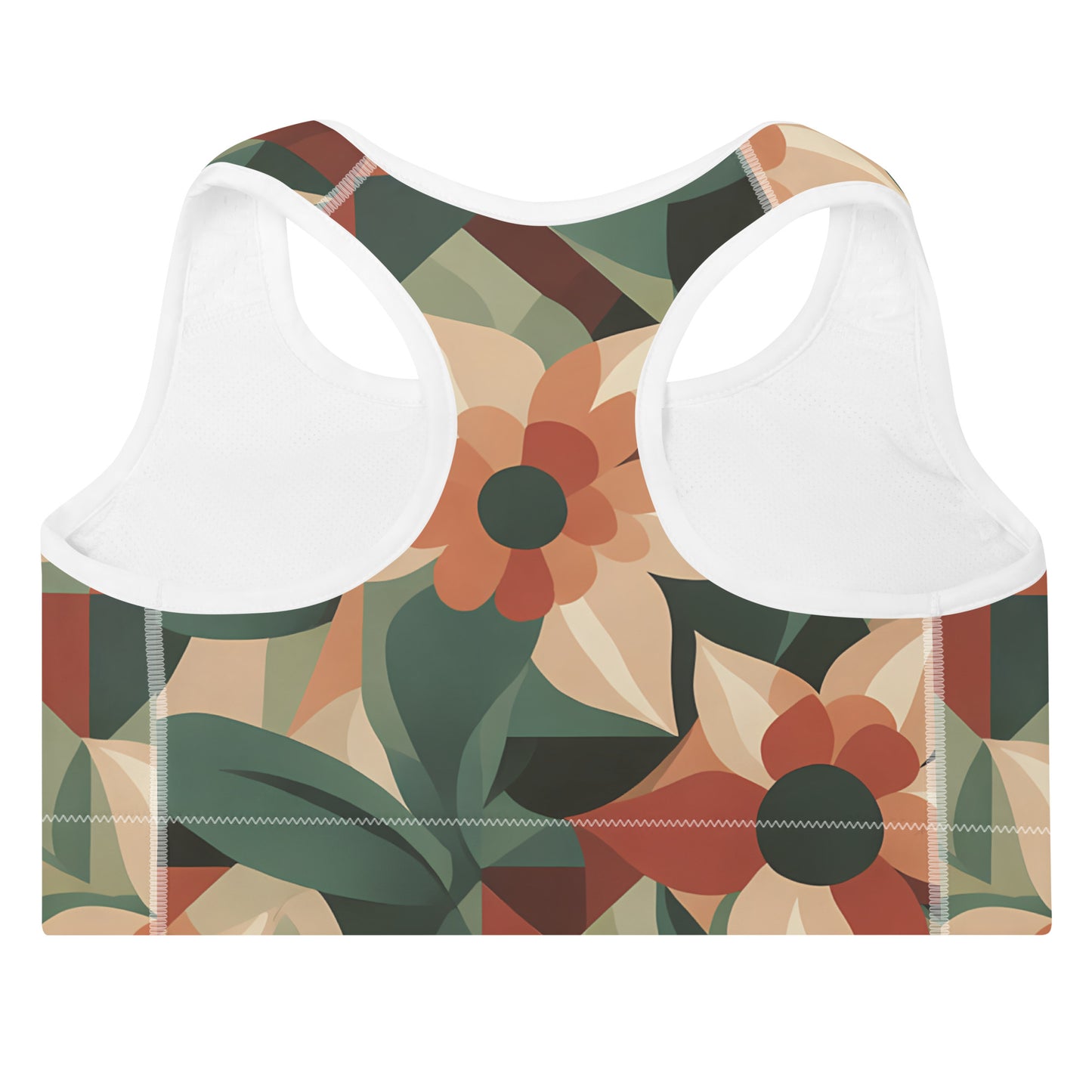 Jungle Ginger Padded Sports Bra