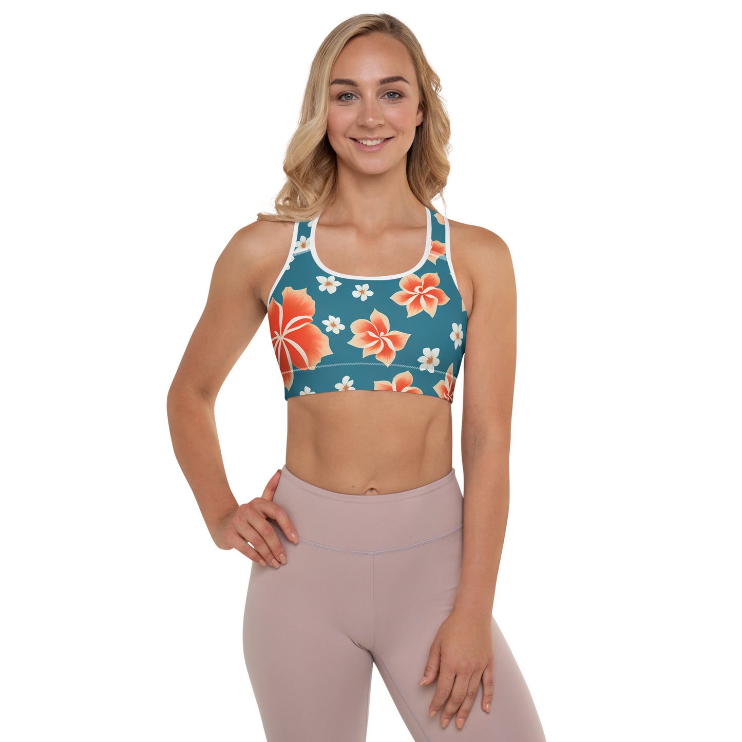Euphoric Tropics Padded Sports Bra