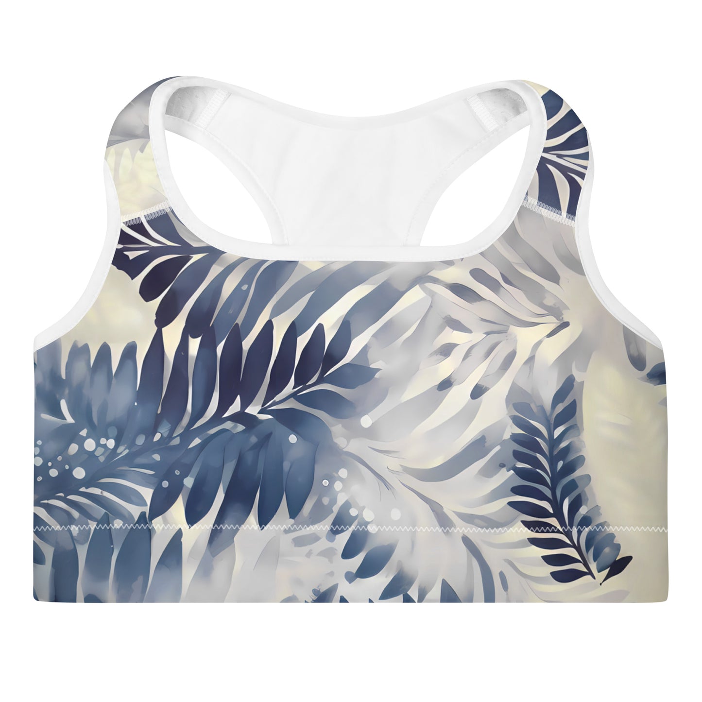 Watercolor Palmilla Padded Sports Bra