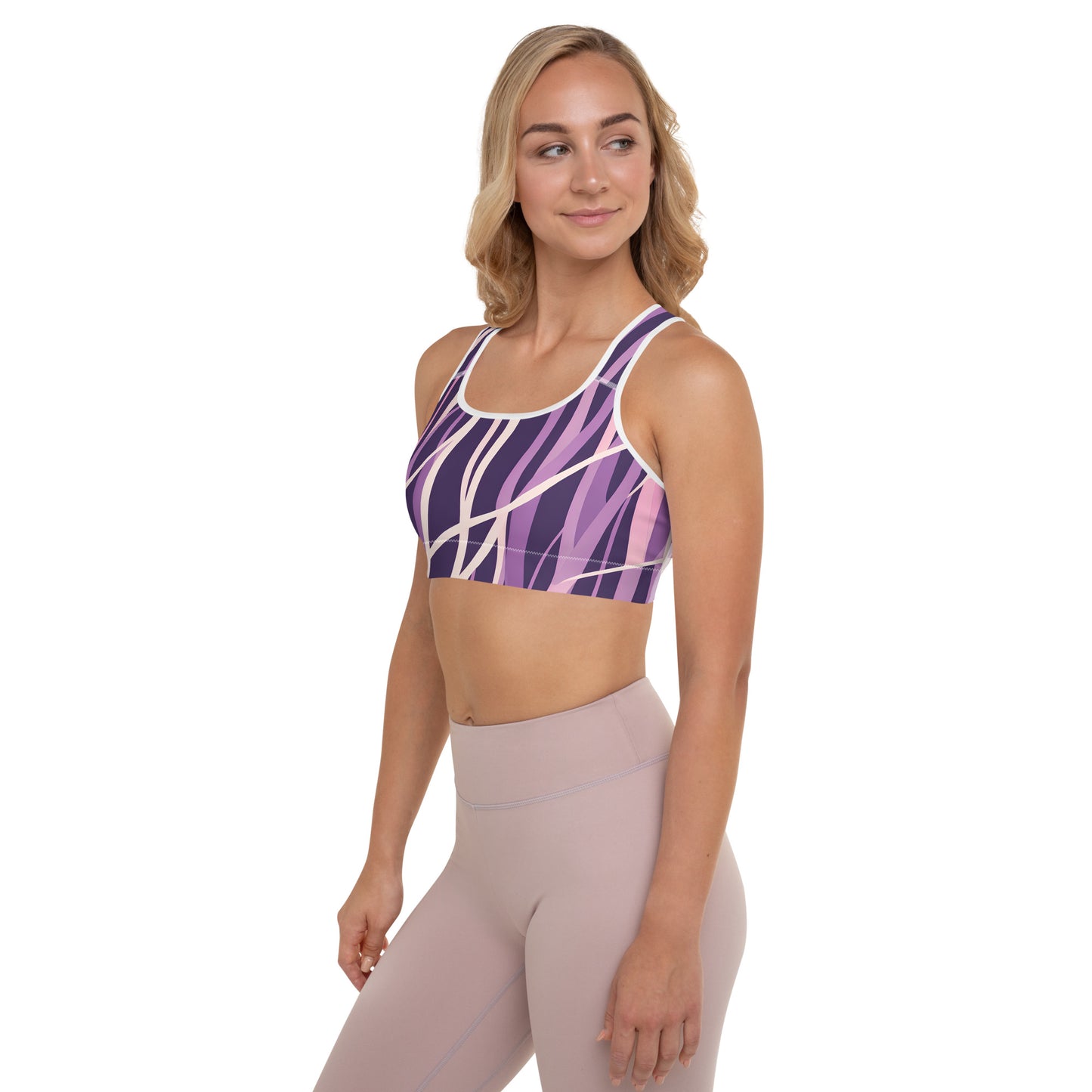 Purple Perception Padded Sports Bra