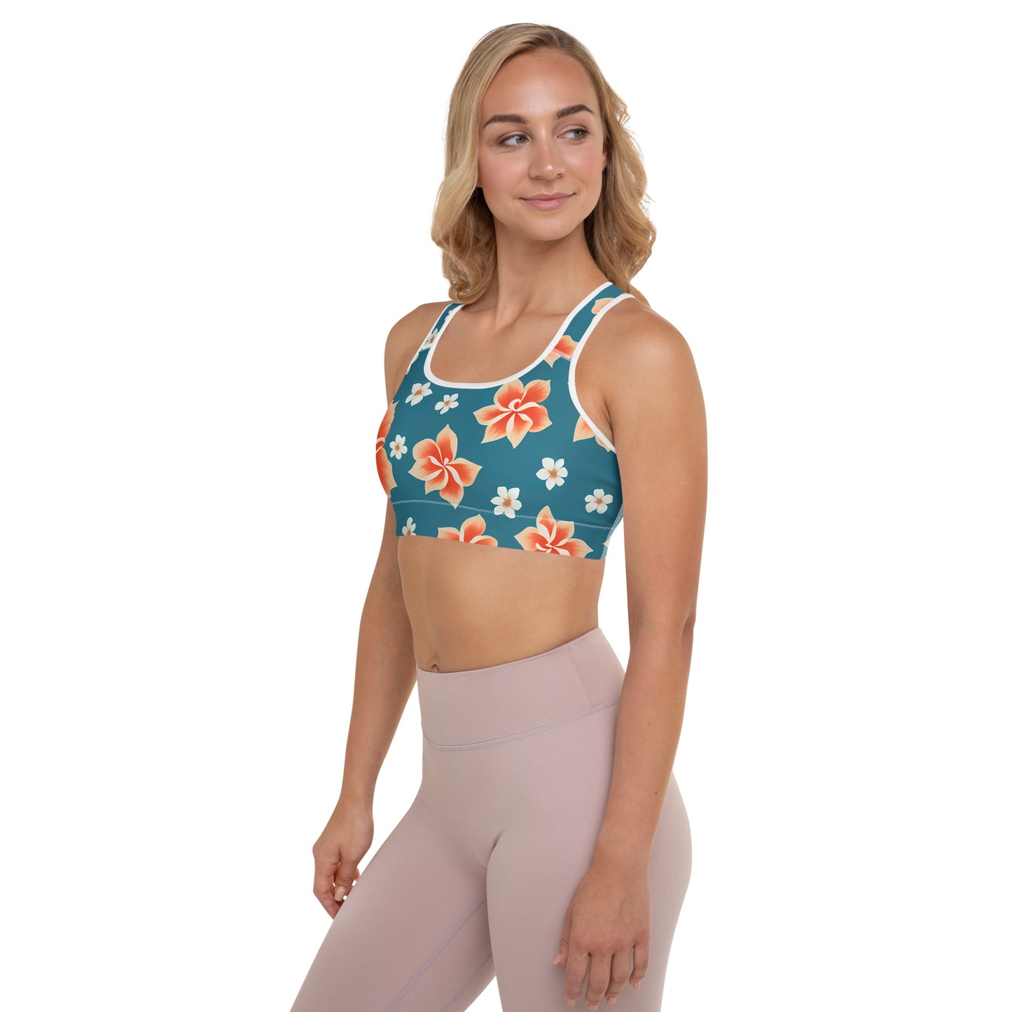 Euphoric Tropics Padded Sports Bra