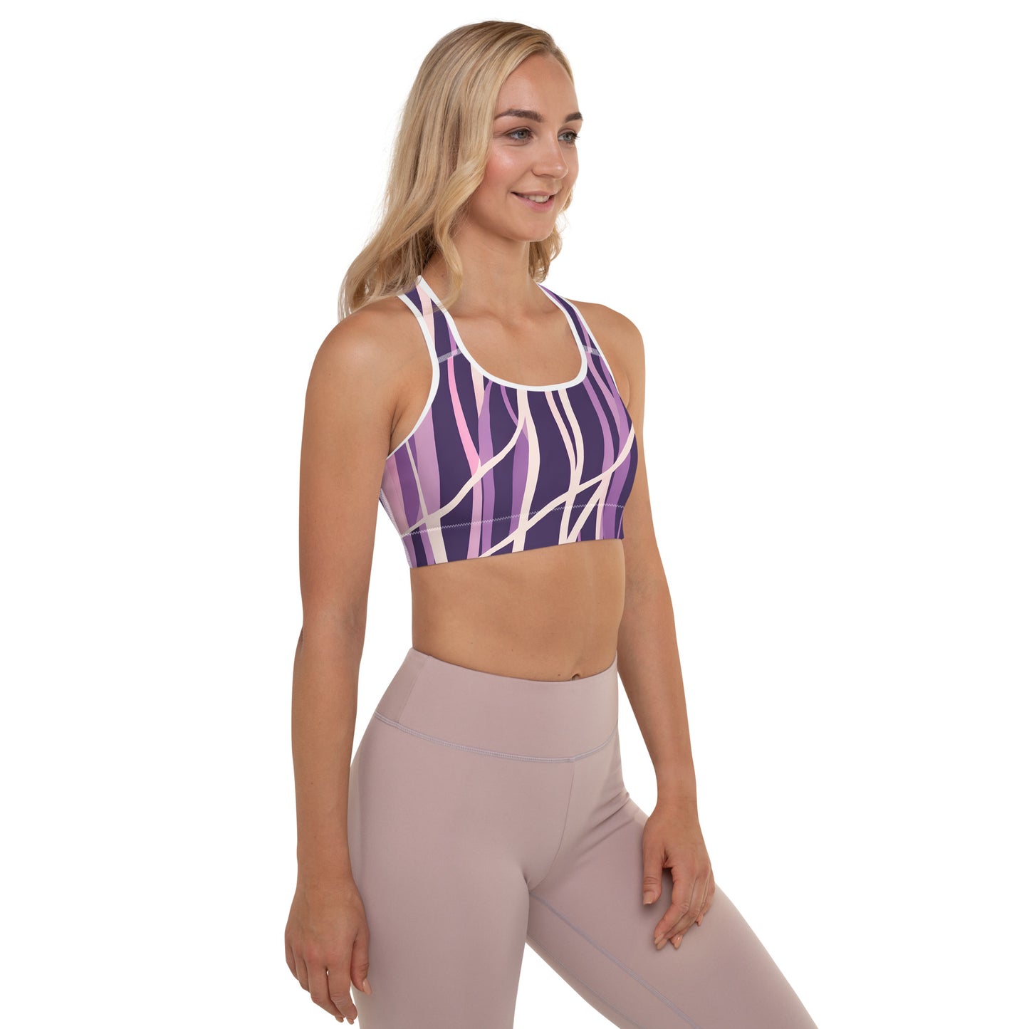 Purple Perception Padded Sports Bra