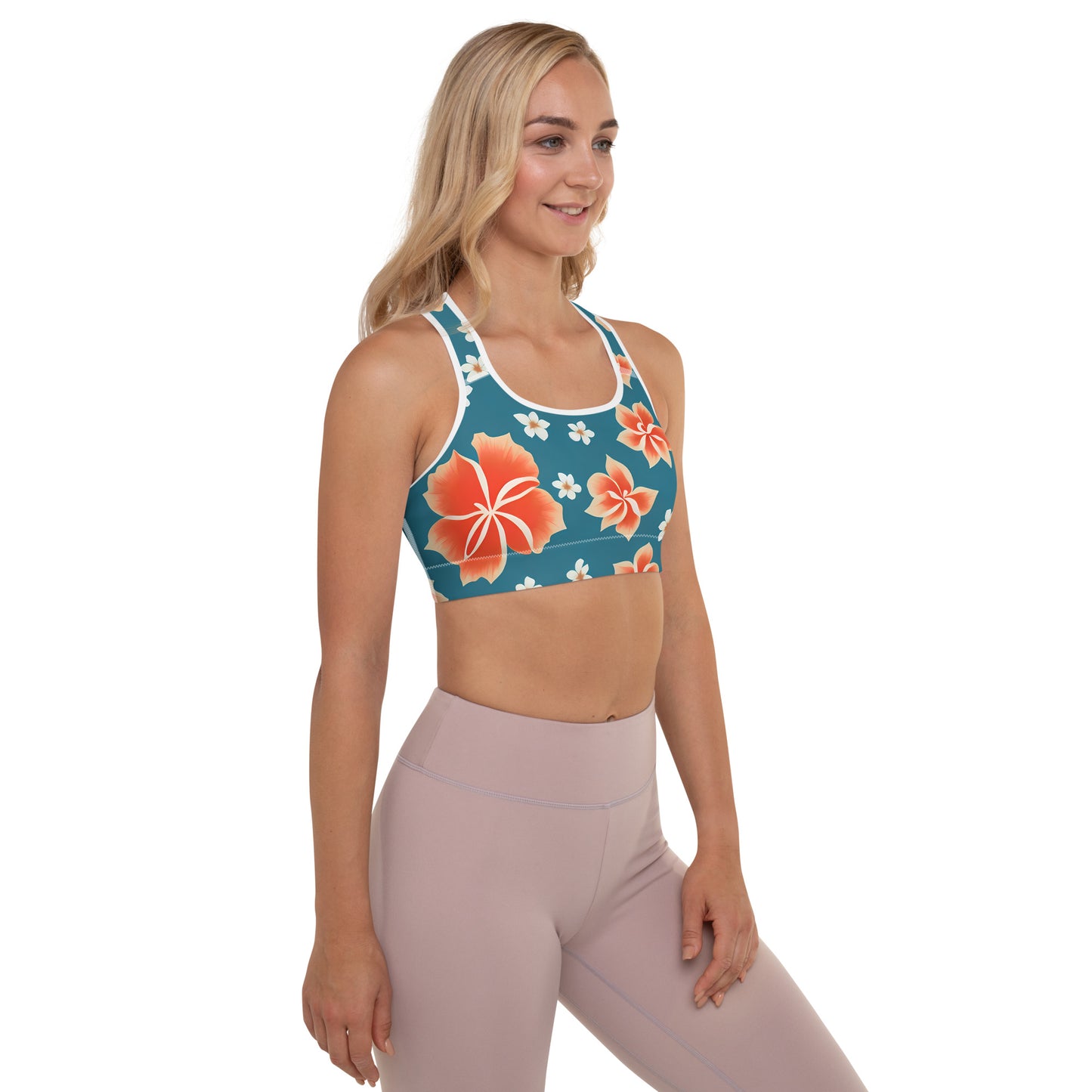 Euphoric Tropics Padded Sports Bra