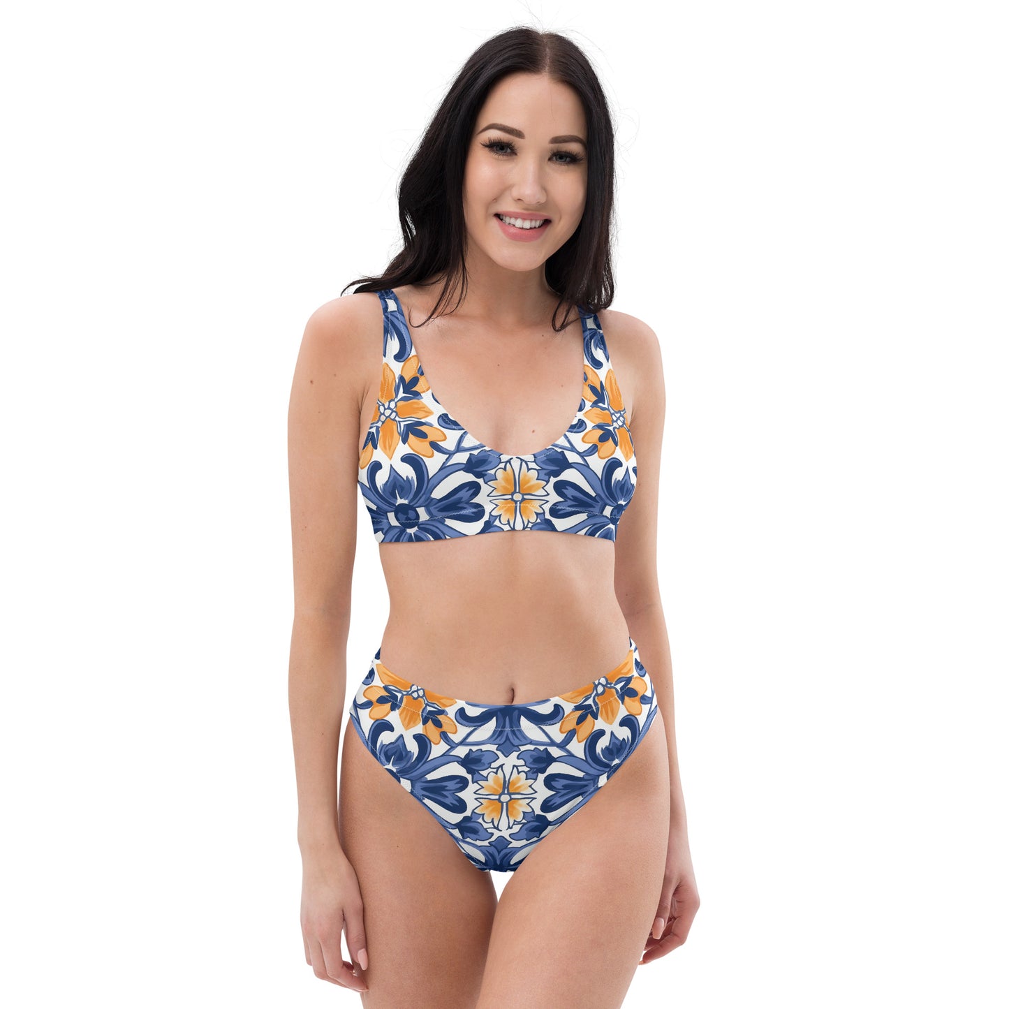 Azulejo Premium Recycled High-Waisted Bikini