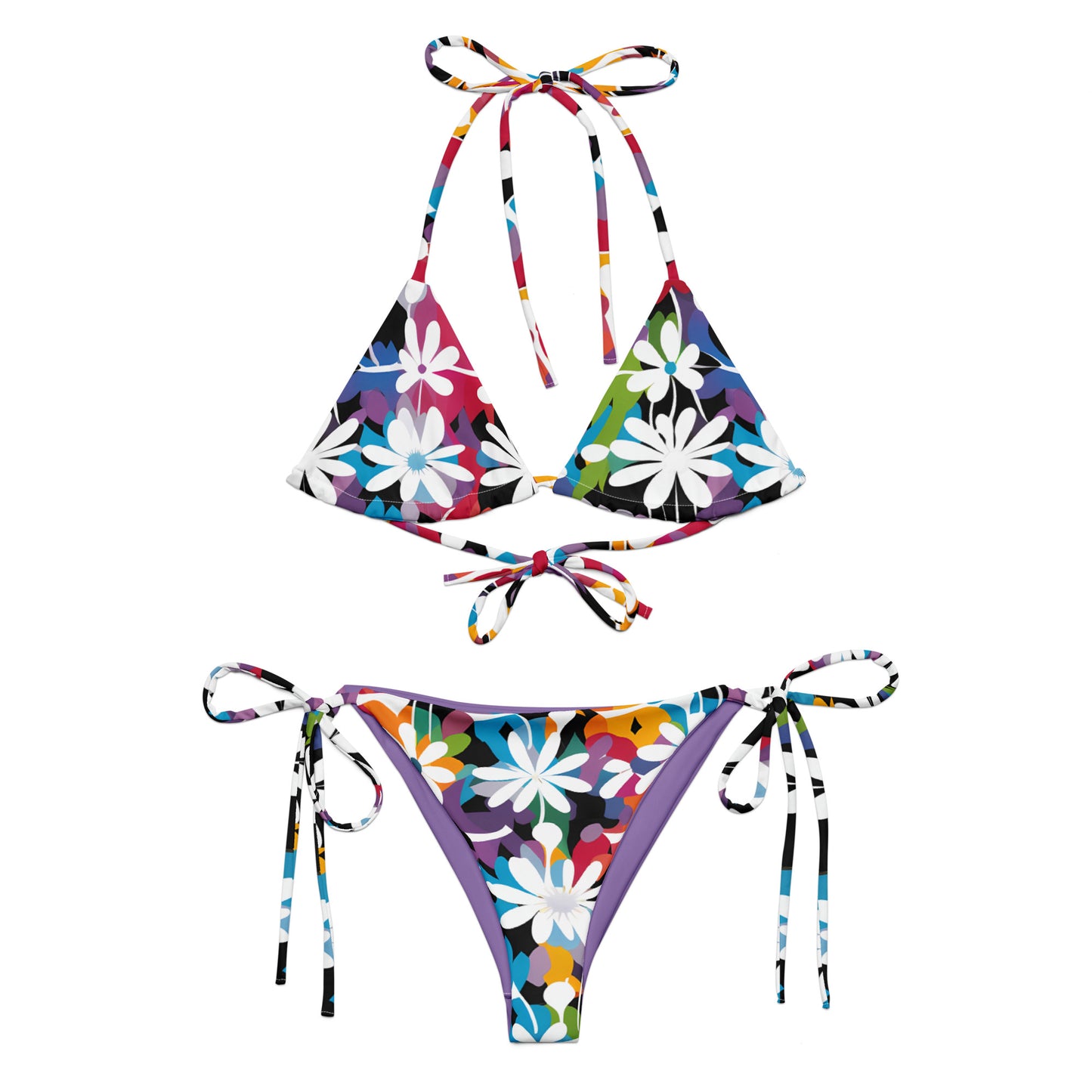 Flower Power Premium Recycled String Bikini