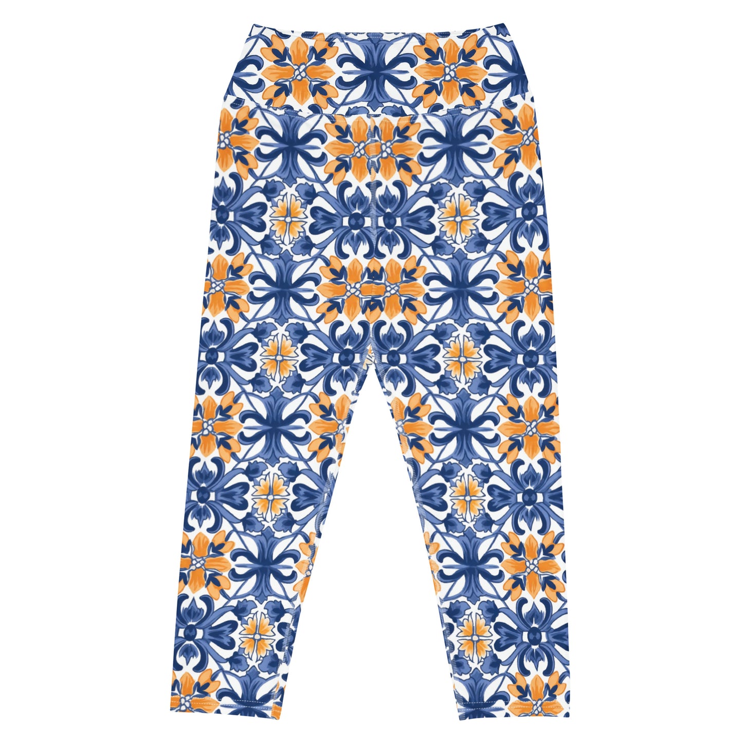 Azulejo Yoga Capri Leggings