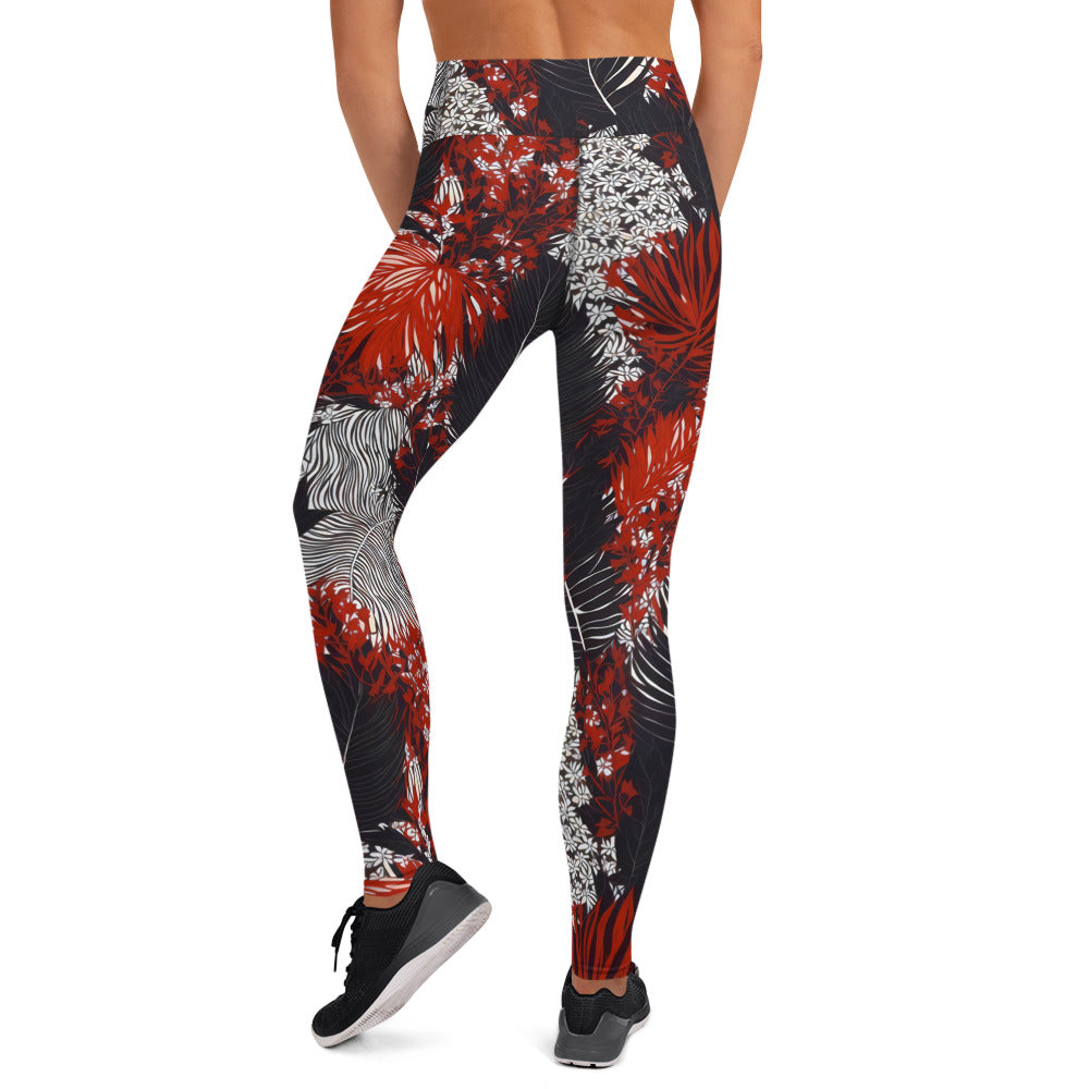 Scarlet Palms Yoga Leggings
