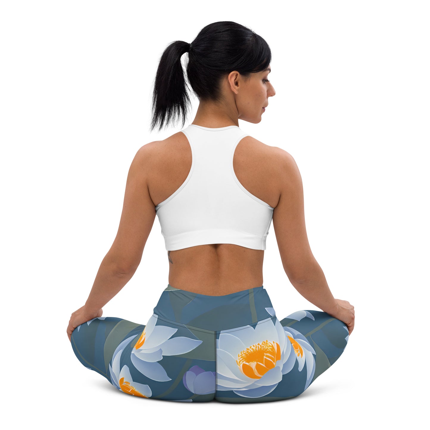 Water Lotus Yoga Leggings