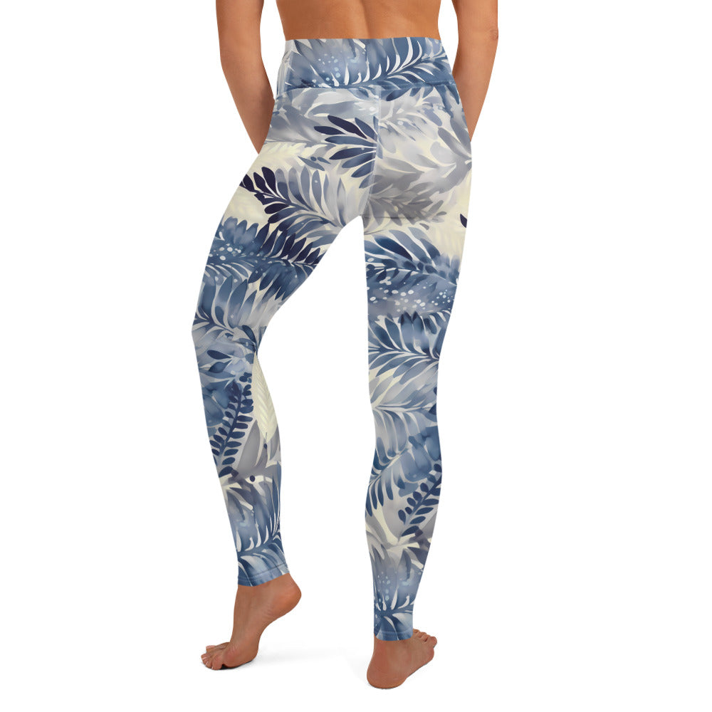 Watercolor Palmilla Yoga Leggings
