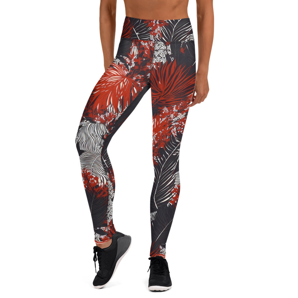 Scarlet Palms Yoga Leggings