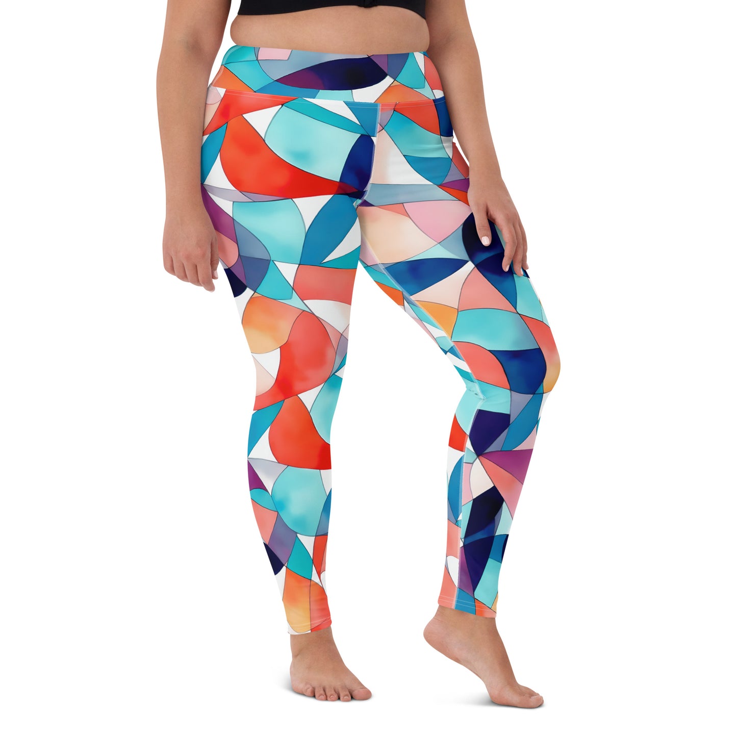 Prismatic Symphony Yoga Leggings