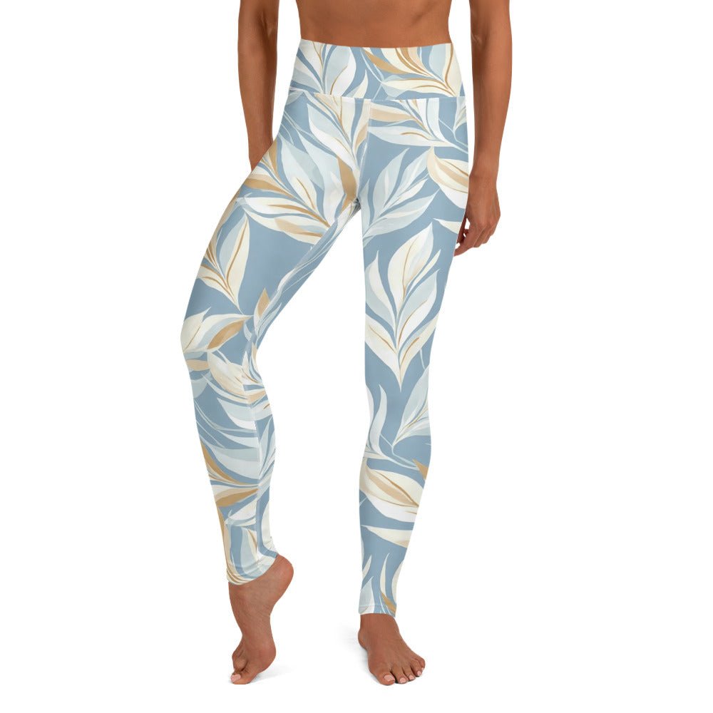 Tranquil Foliage Yoga Leggings