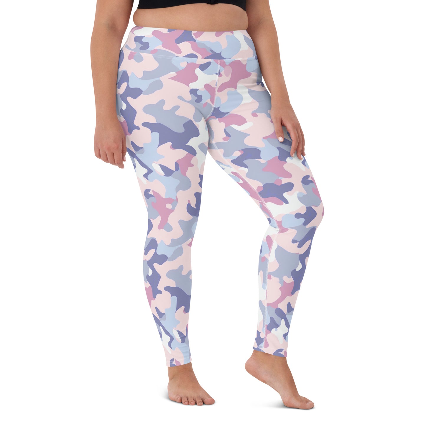 Summer Pastels Camo Yoga Leggings