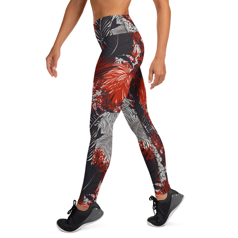 Scarlet Palms Yoga Leggings