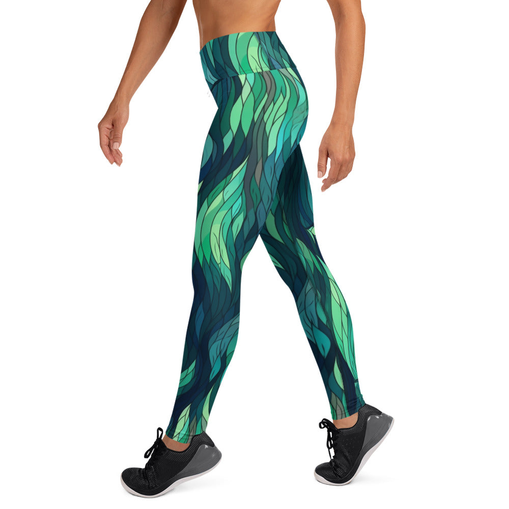 Emerald Prism Yoga Leggings
