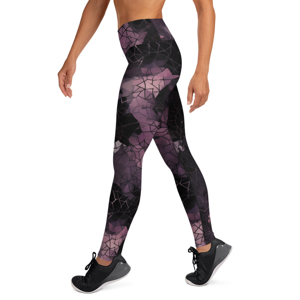 Prismatic Pink Yoga Leggings