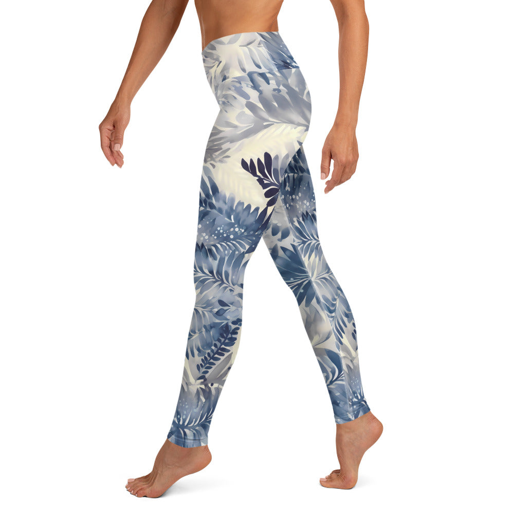 Watercolor Palmilla Yoga Leggings