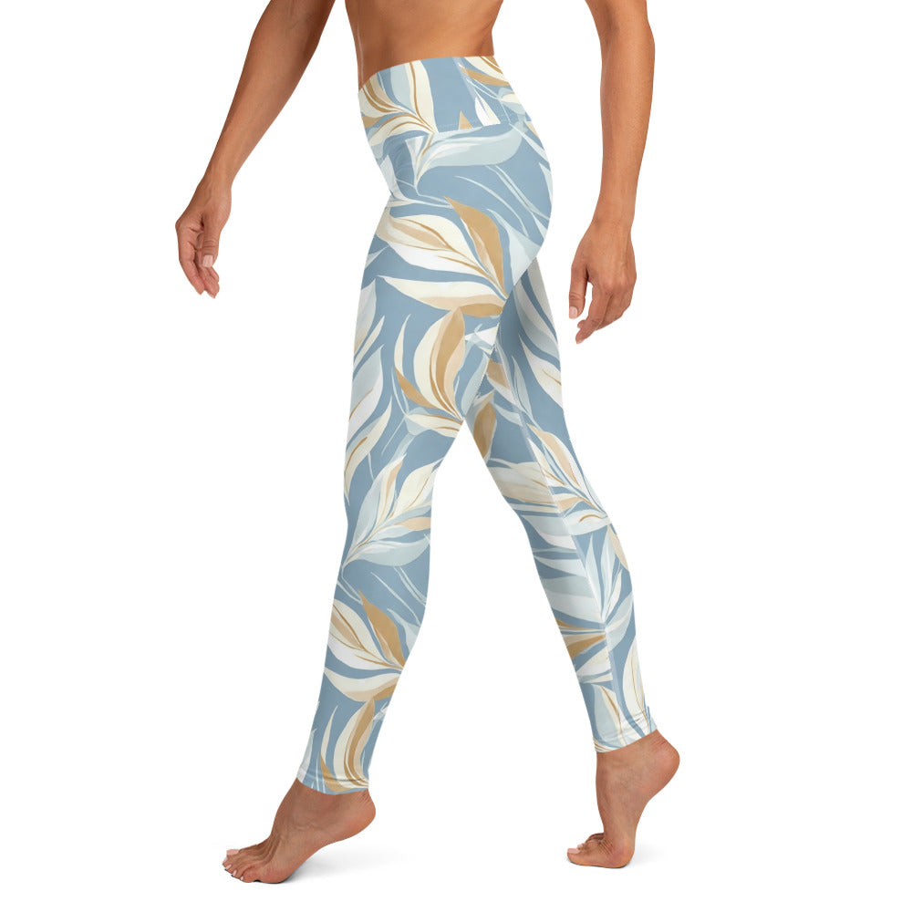 Tranquil Foliage Yoga Leggings