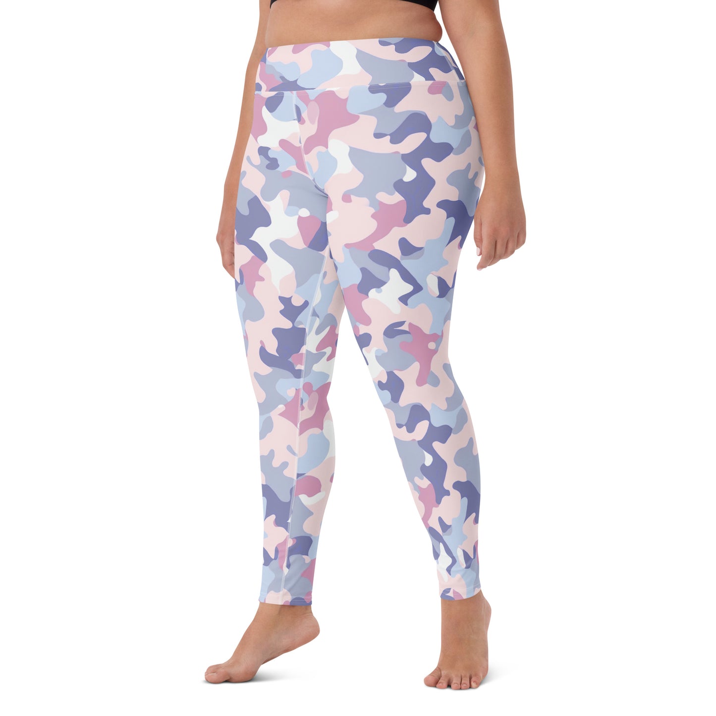 Summer Pastels Camo Yoga Leggings