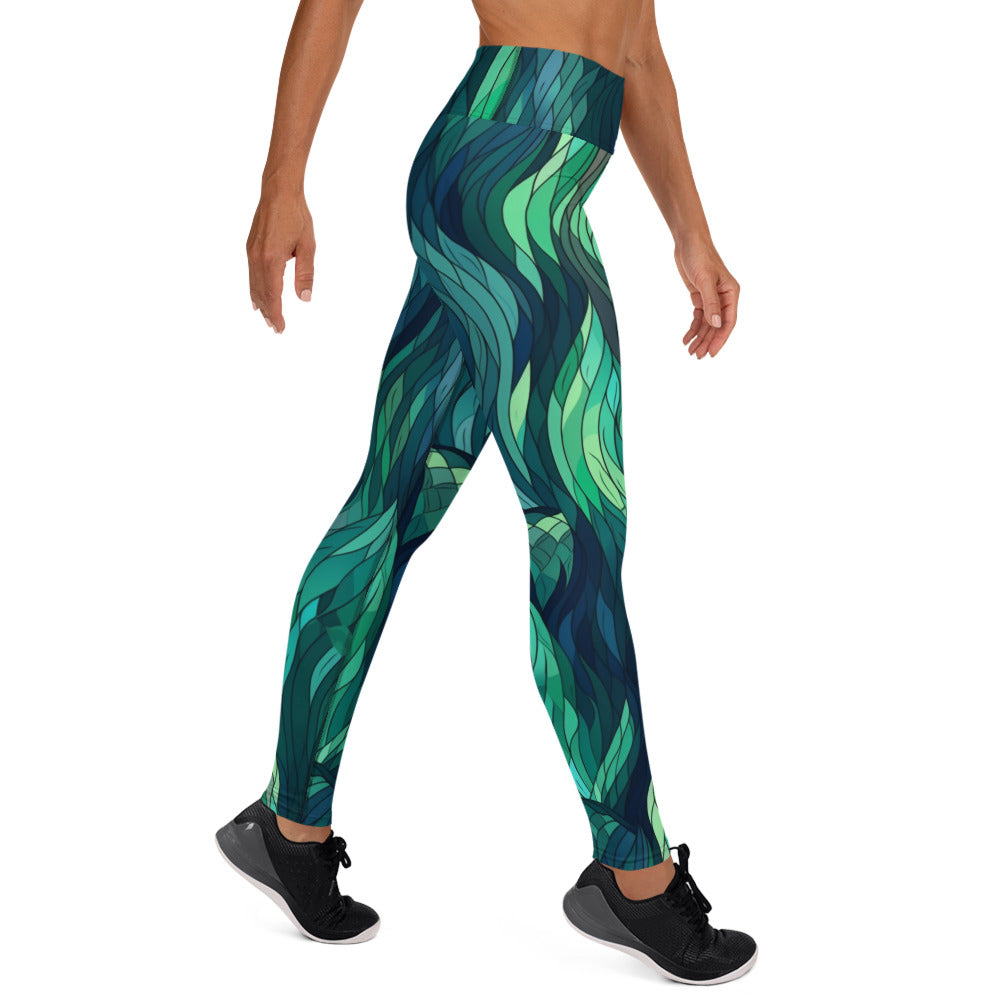 Emerald Prism Yoga Leggings
