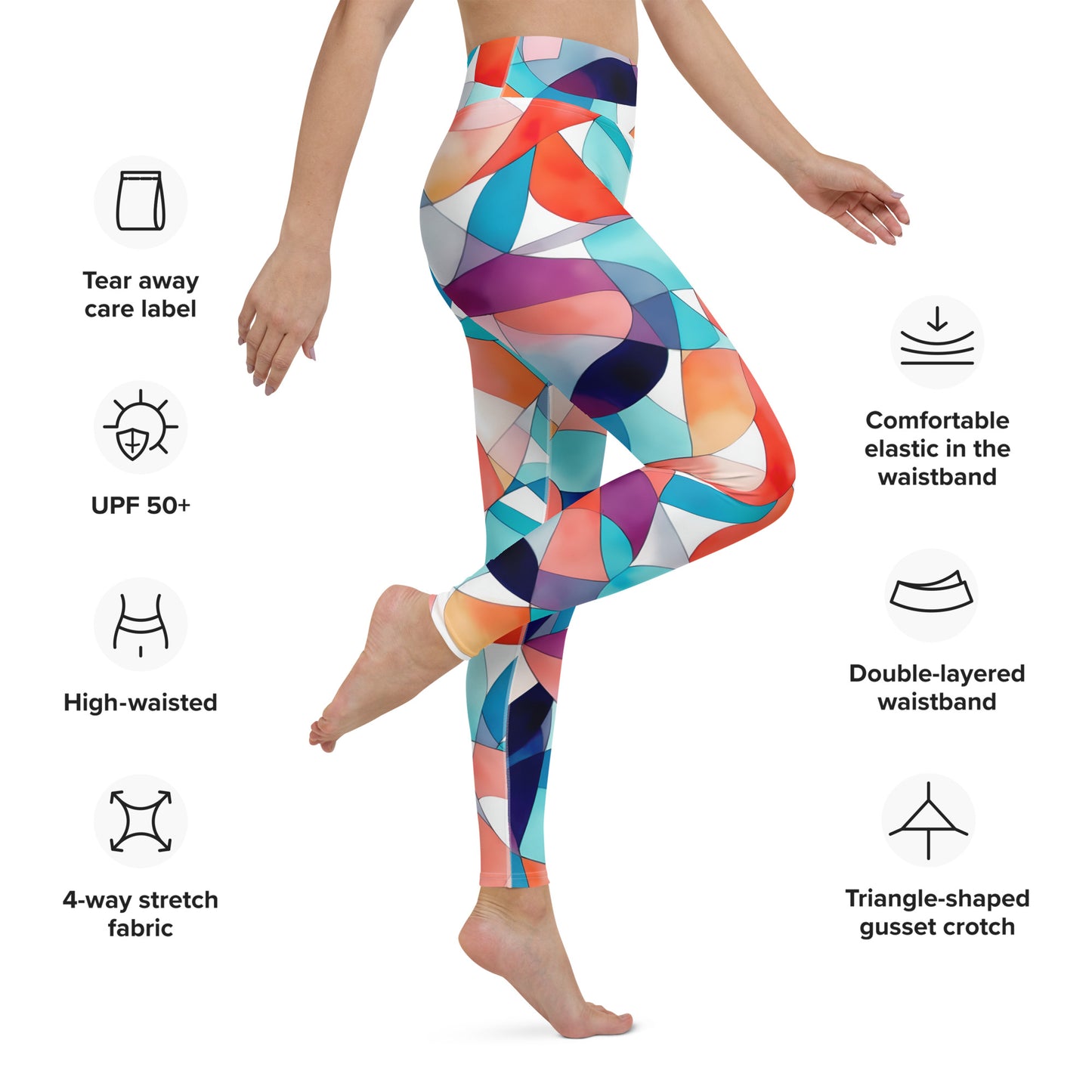 Prismatic Symphony Yoga Leggings