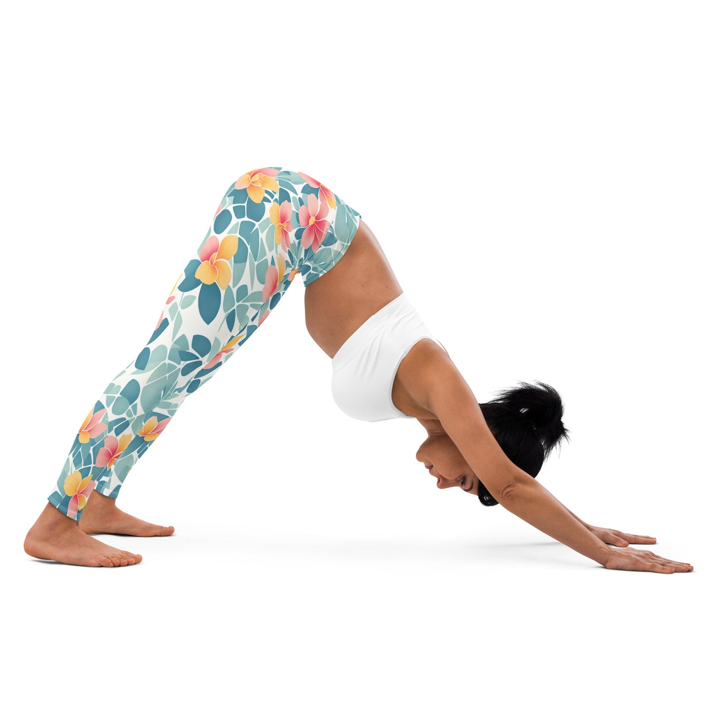 Tropical Clarity Yoga Leggings
