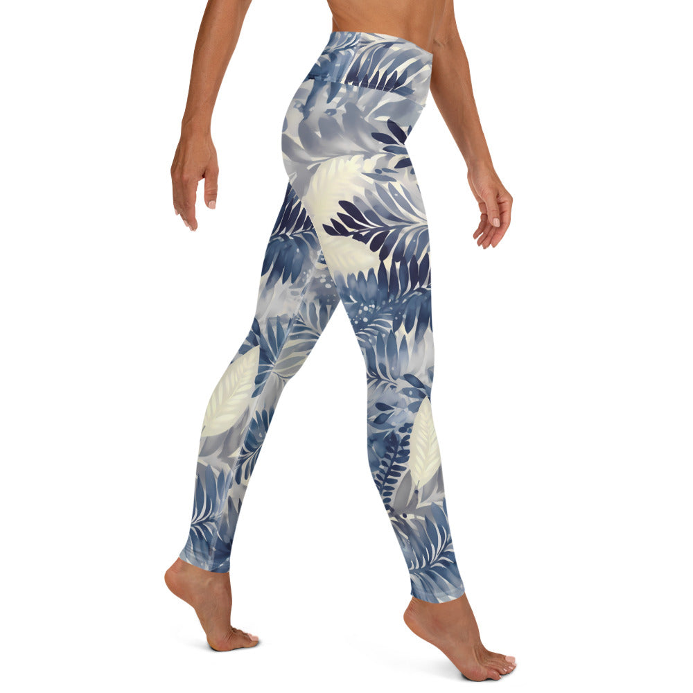 Watercolor Palmilla Yoga Leggings