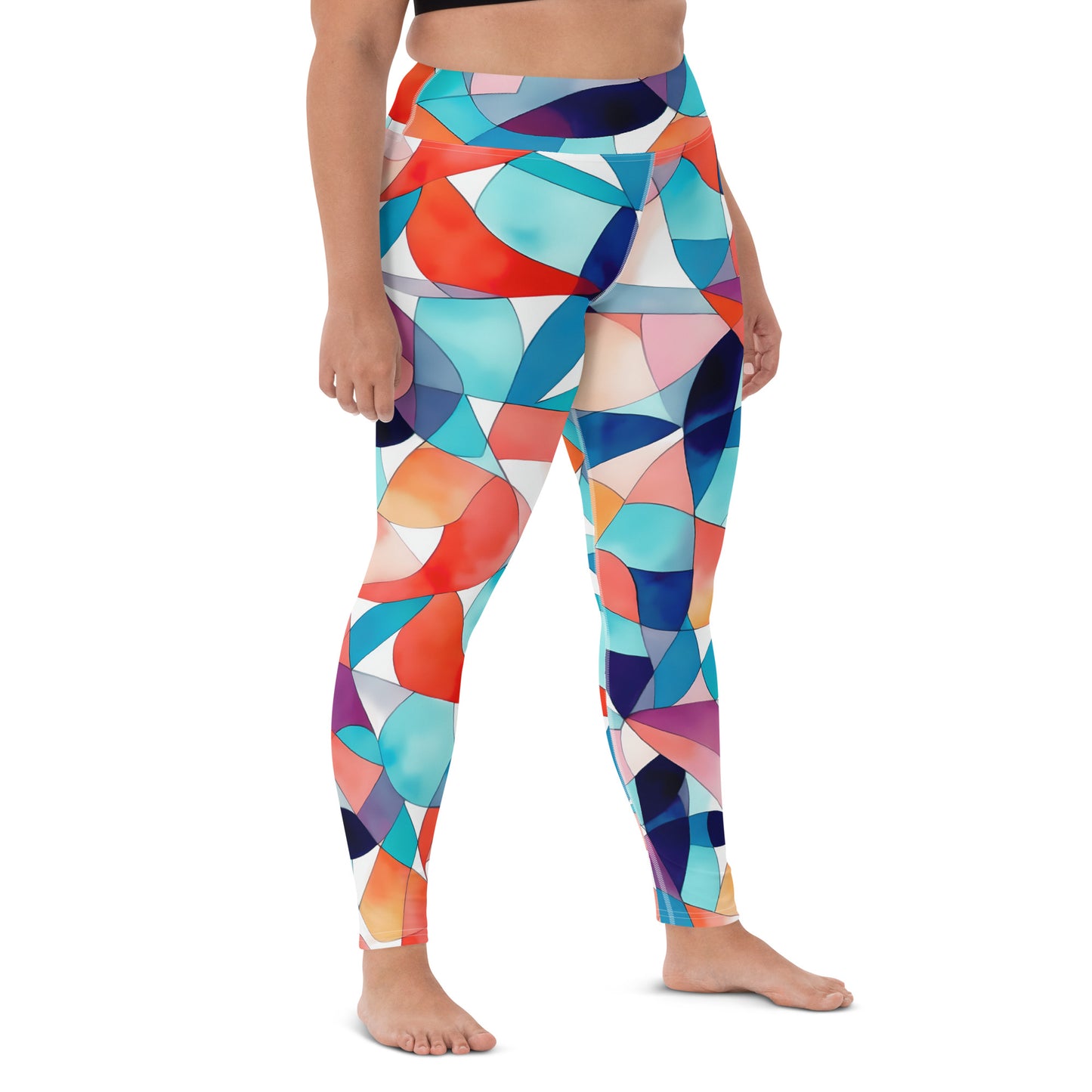 Prismatic Symphony Yoga Leggings