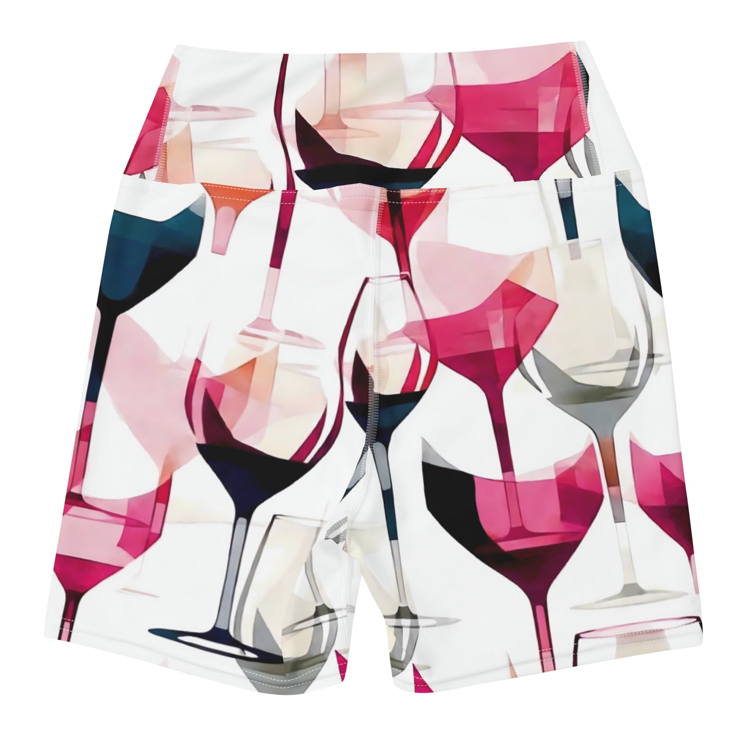 Wine o'Clock Yoga Shorts