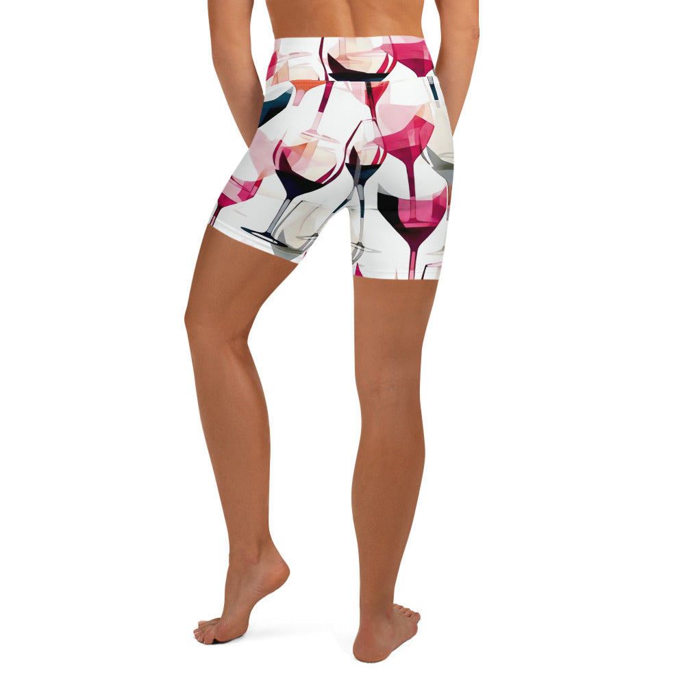 Wine o'Clock Yoga Shorts