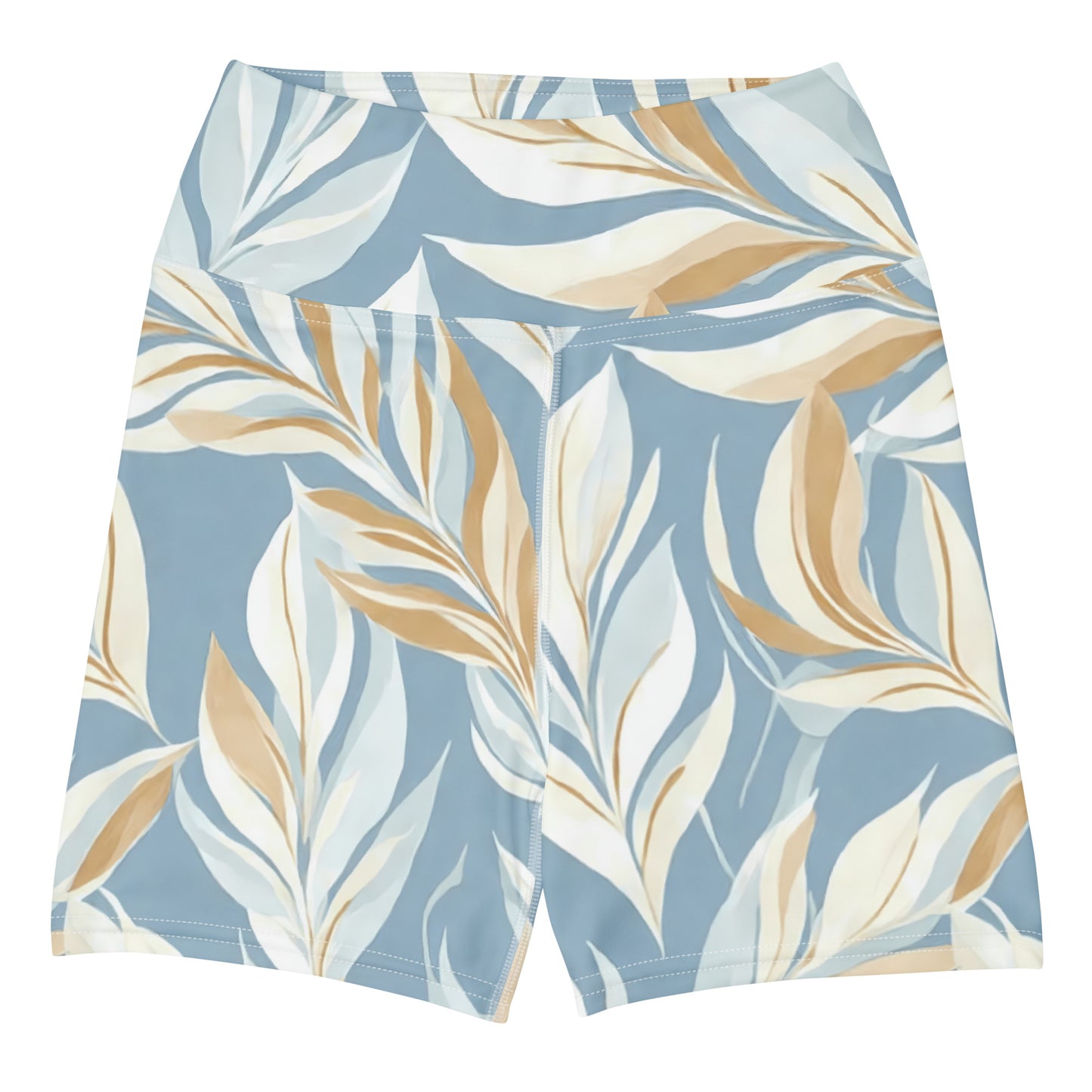 Tranquil Foliage Yoga Shorts