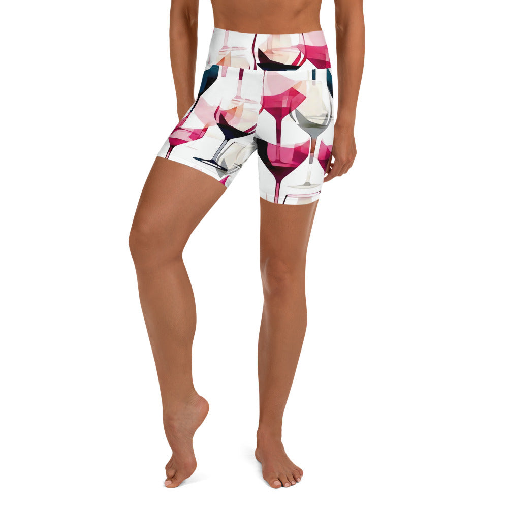 Wine o'Clock Yoga Shorts