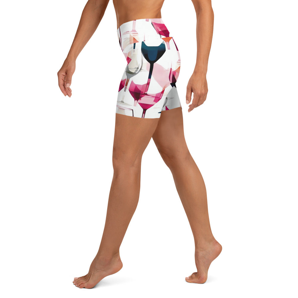 Wine o'Clock Yoga Shorts