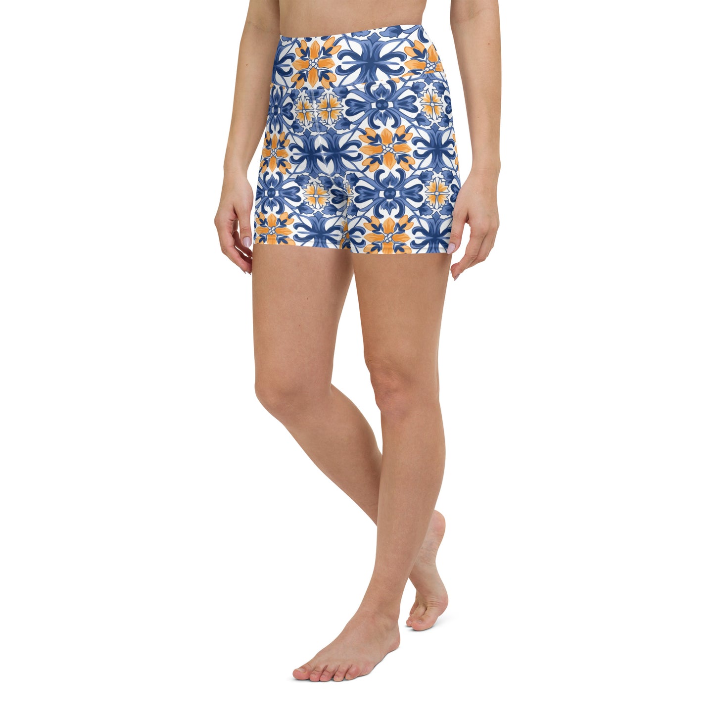 Azulejo Yoga Shorts
