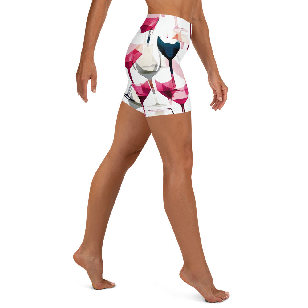 Wine o'Clock Yoga Shorts