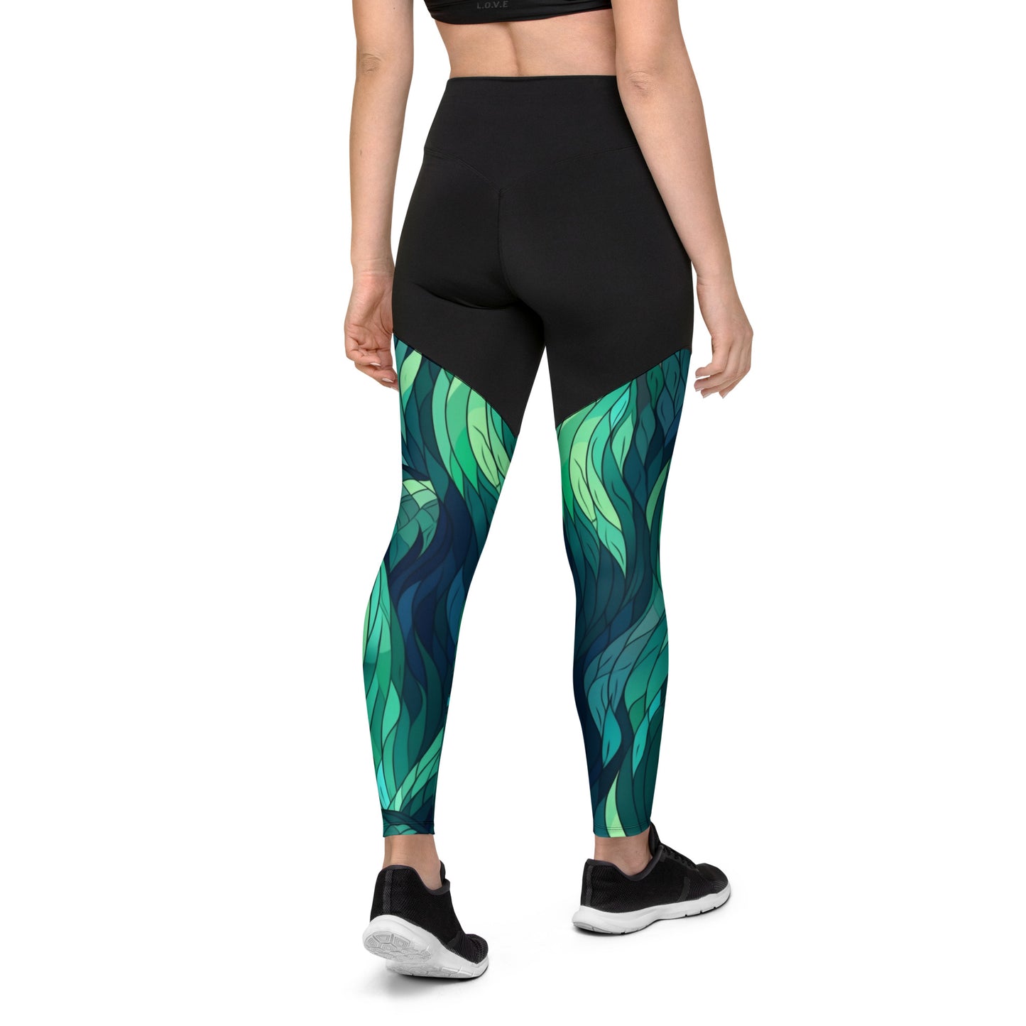 Emerald Prism Sports Leggings