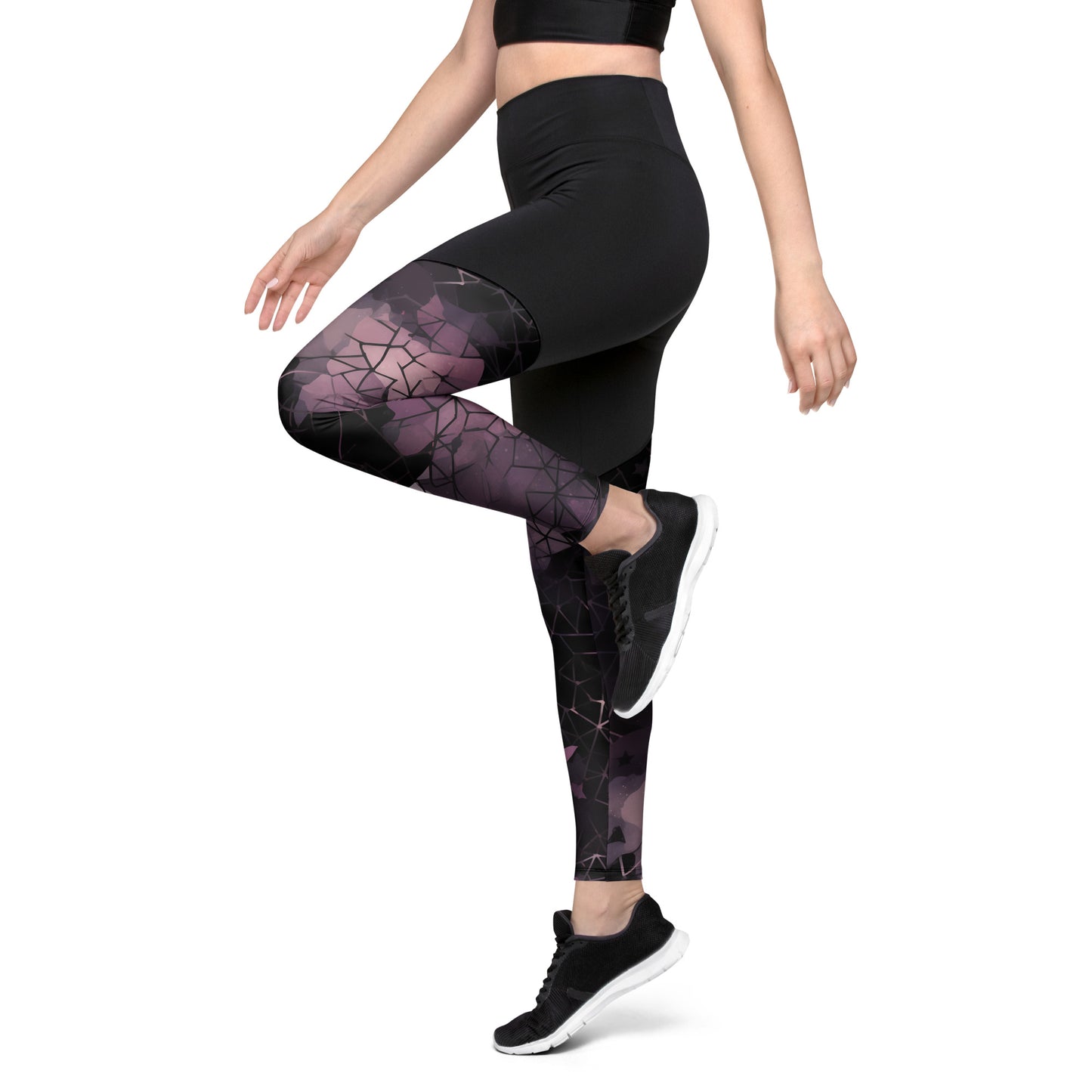 Prismatic Pink Sports Leggings