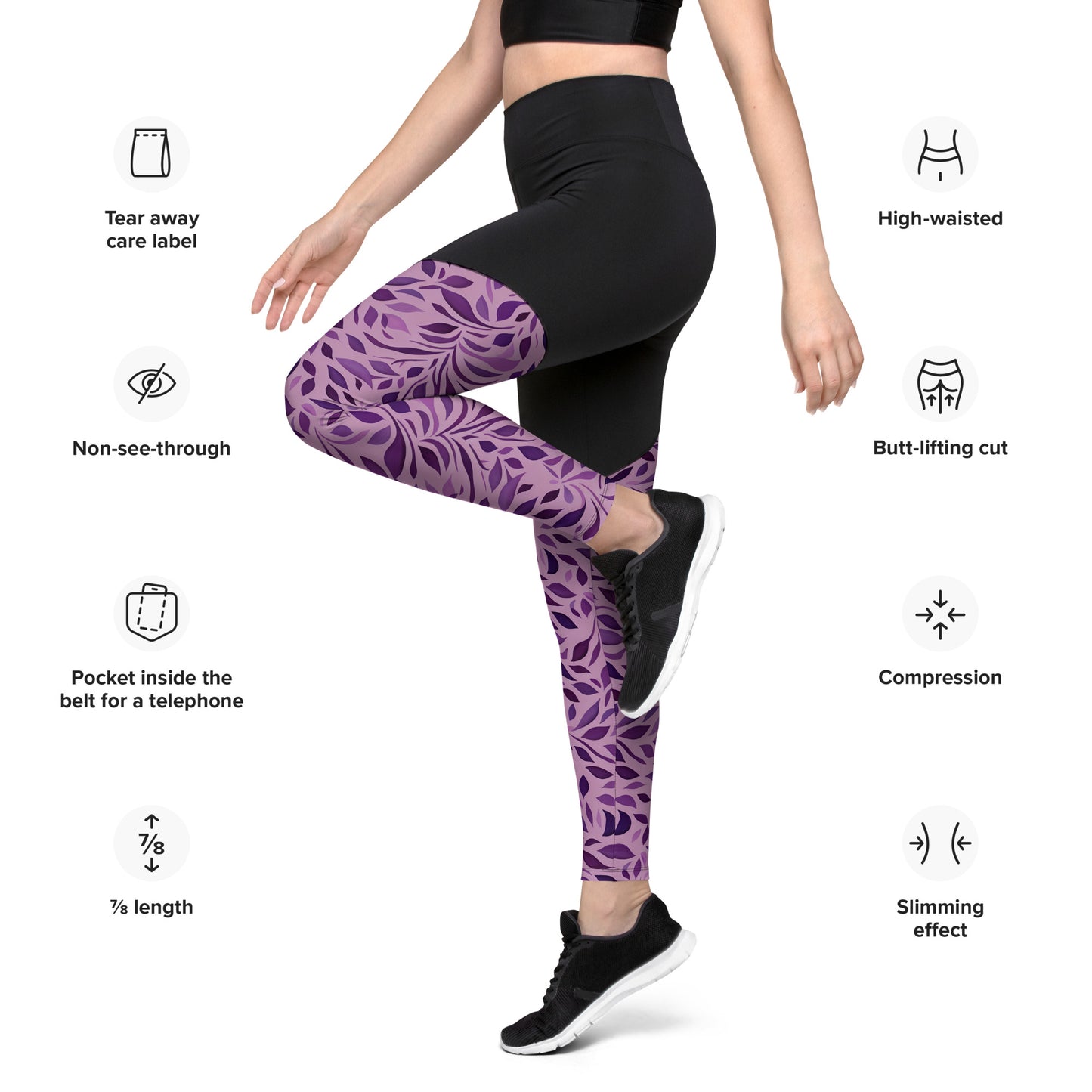 Grapevine Serenity Sports Leggings