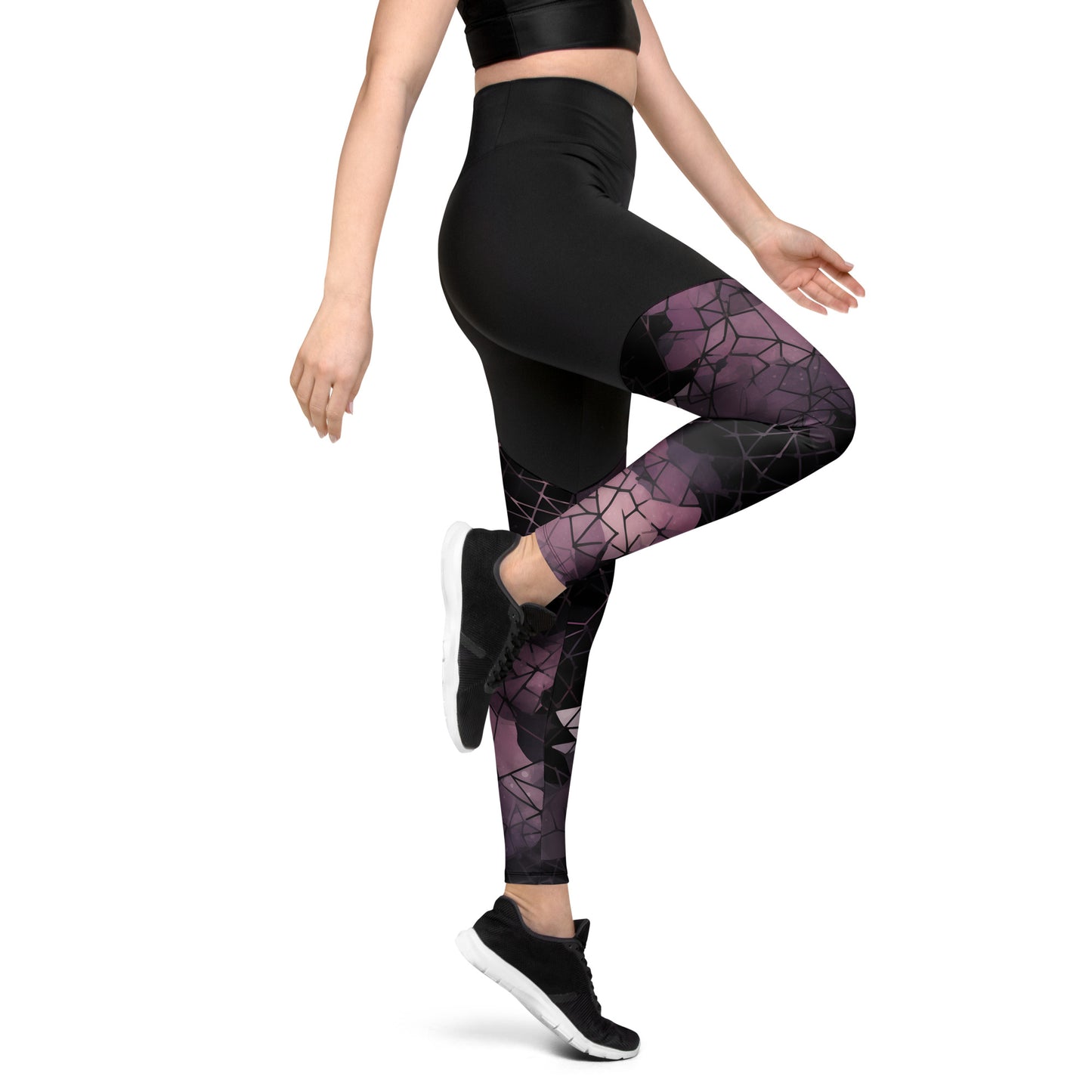 Prismatic Pink Sports Leggings