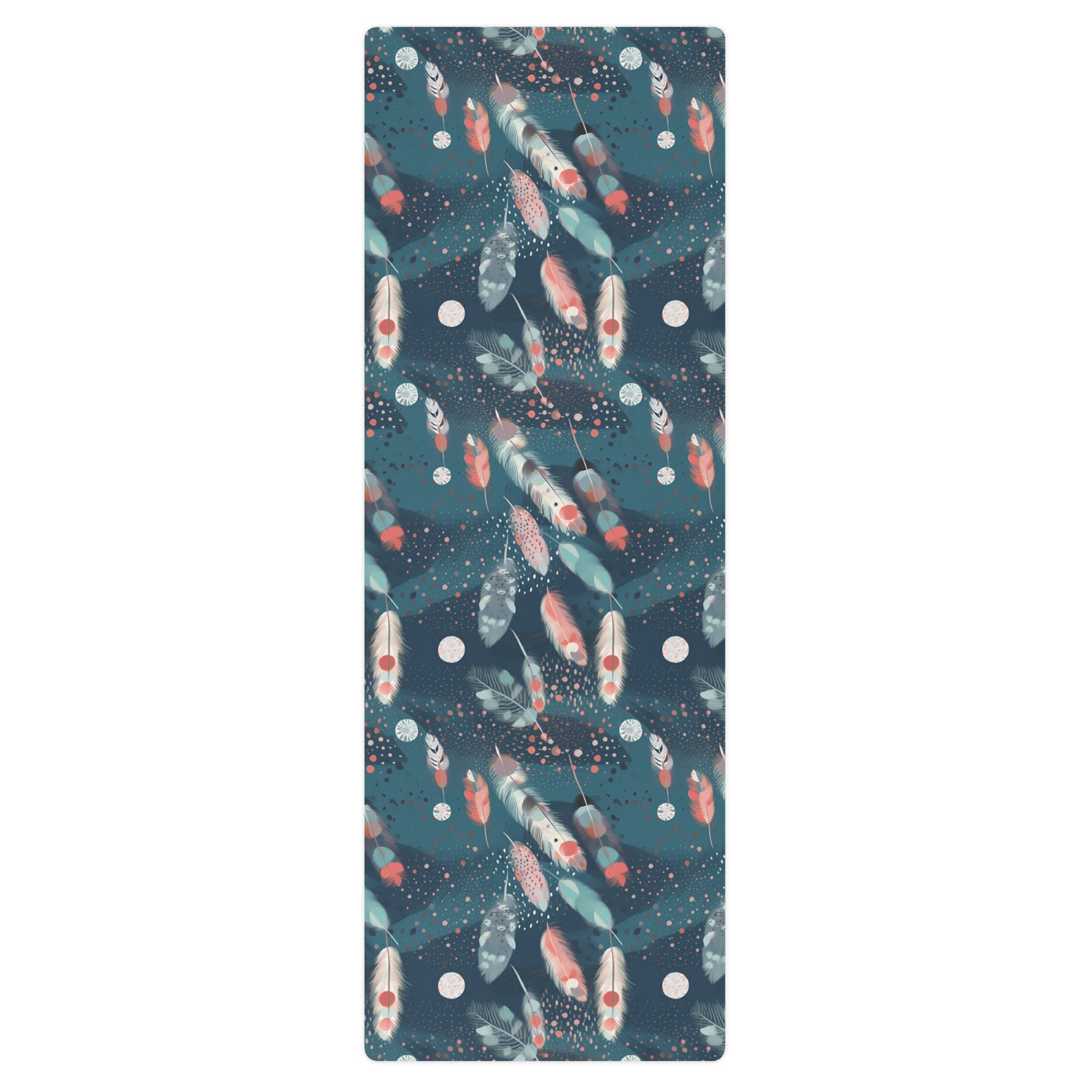Boho Feathers Yoga Mat