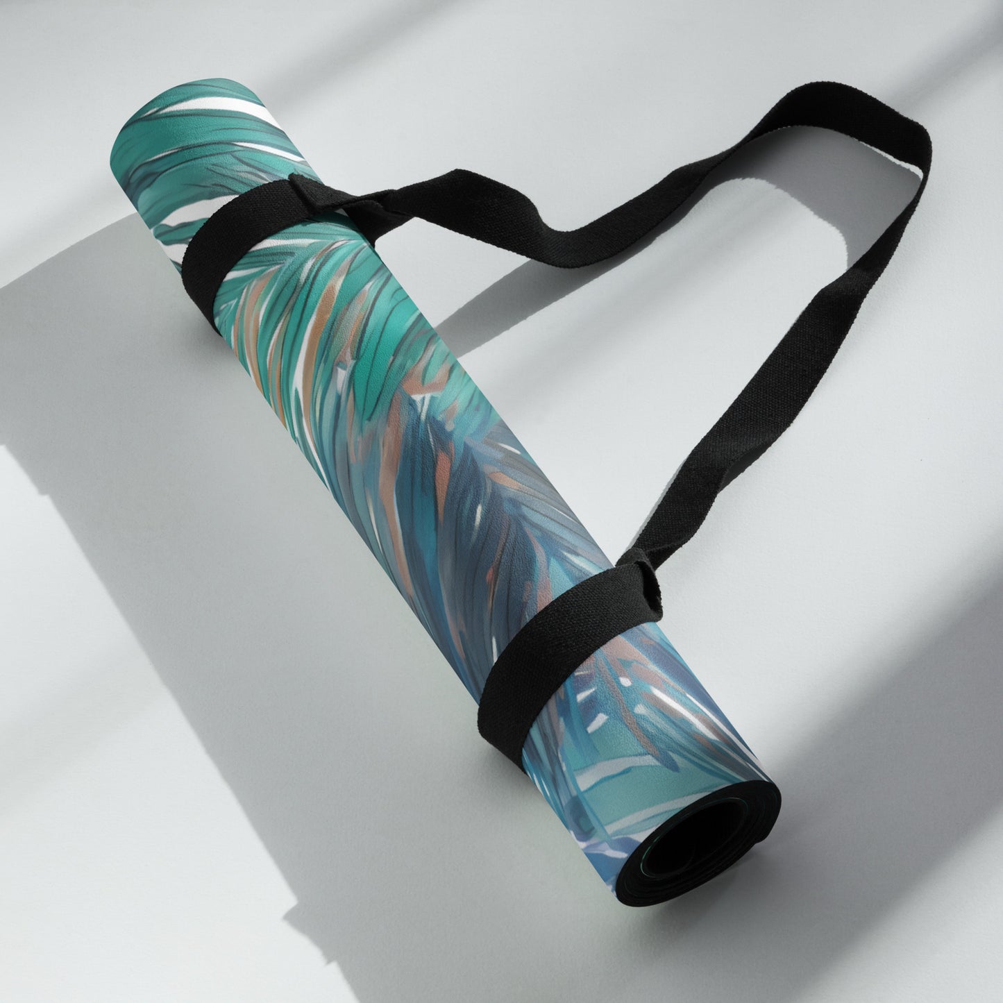 Sunset Palm Yoga Mat