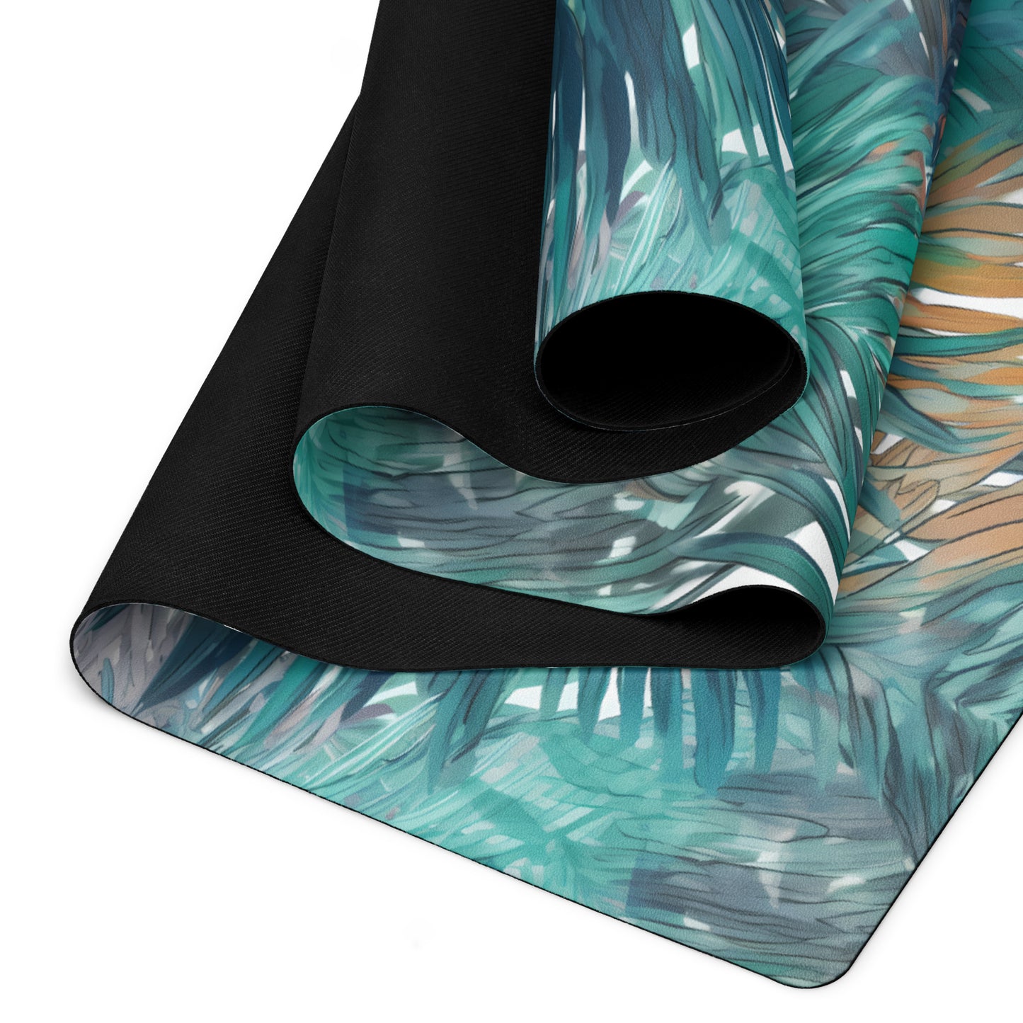 Sunset Palm Yoga Mat