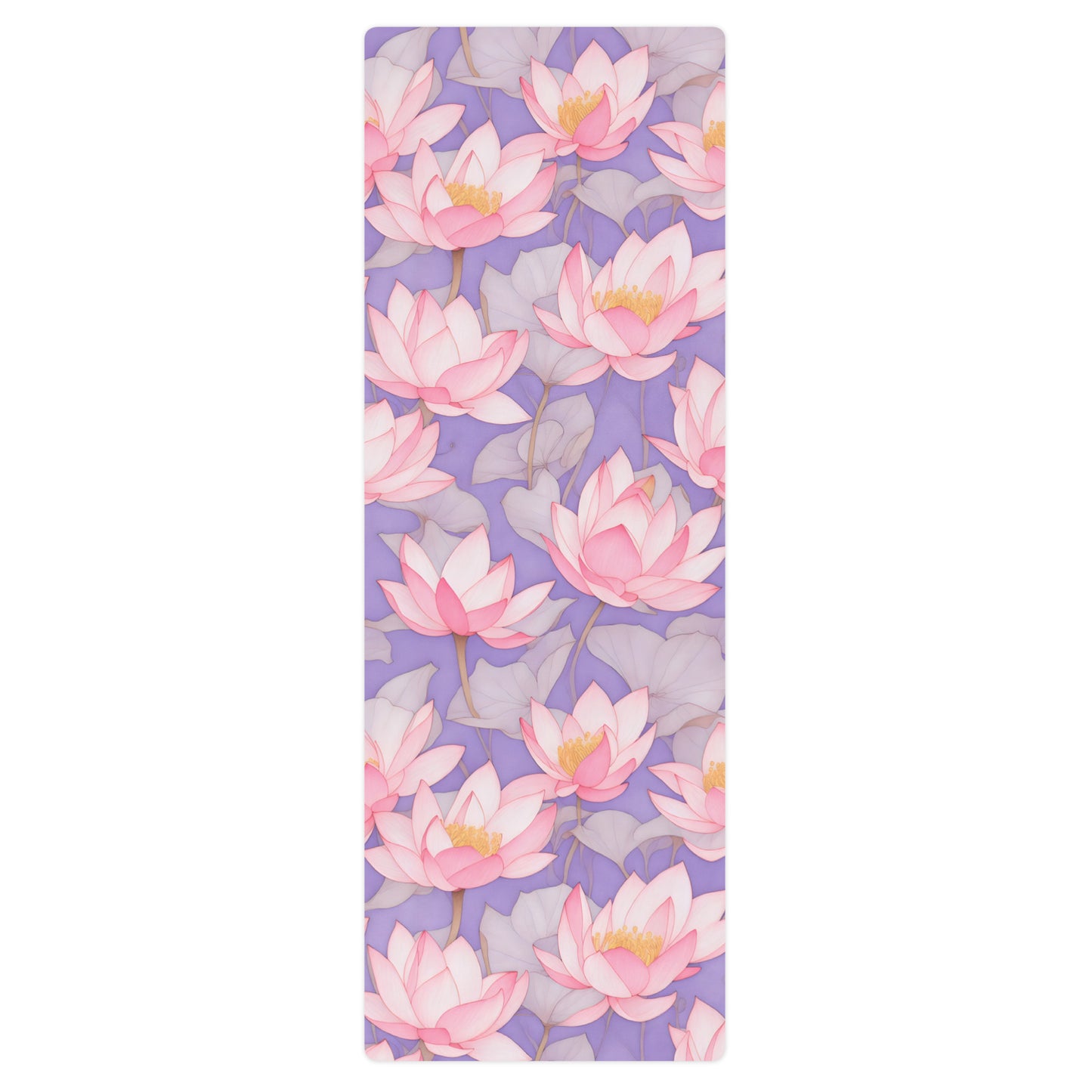Pink Lotus Yoga Mat