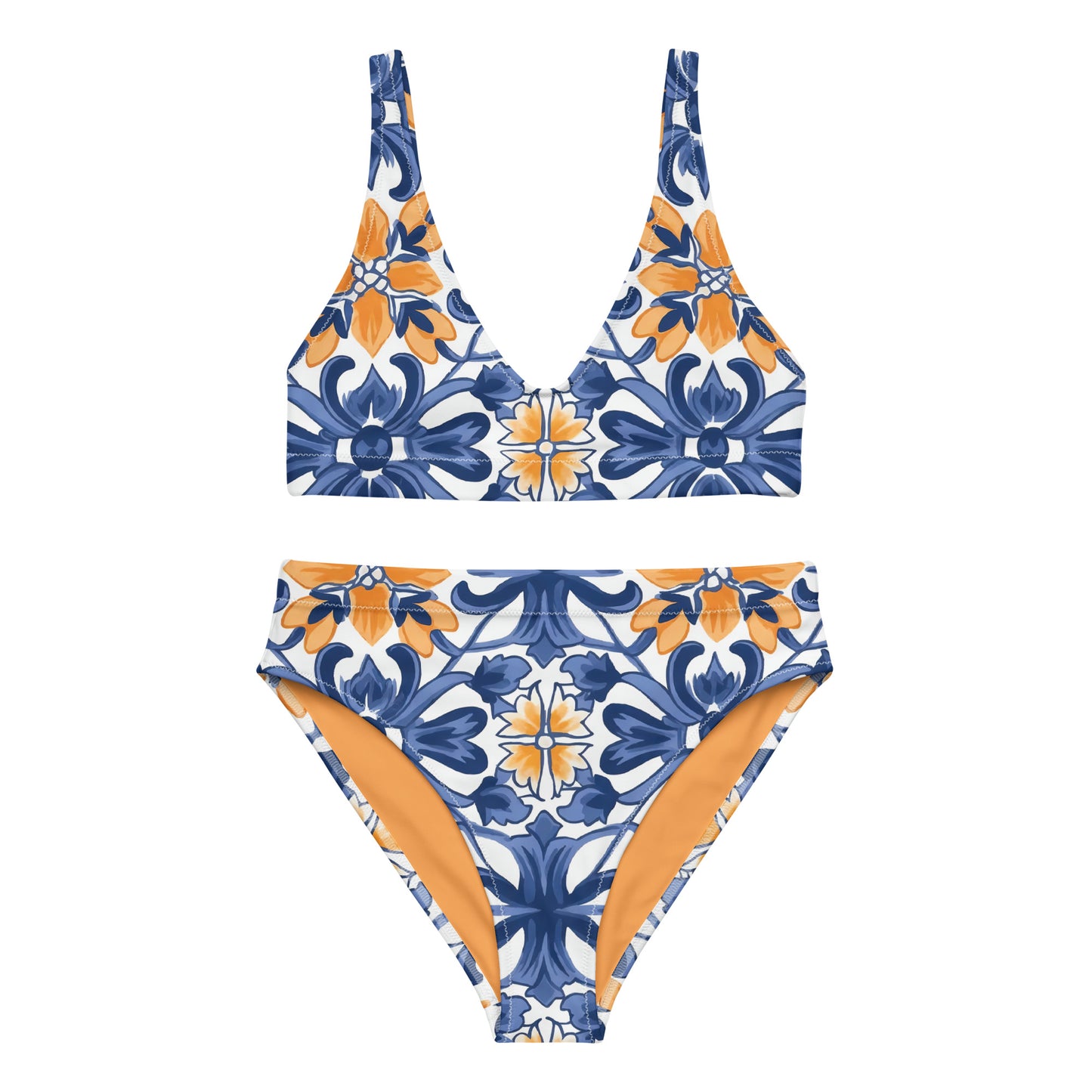 Azulejo Premium Recycled High-Waisted Bikini