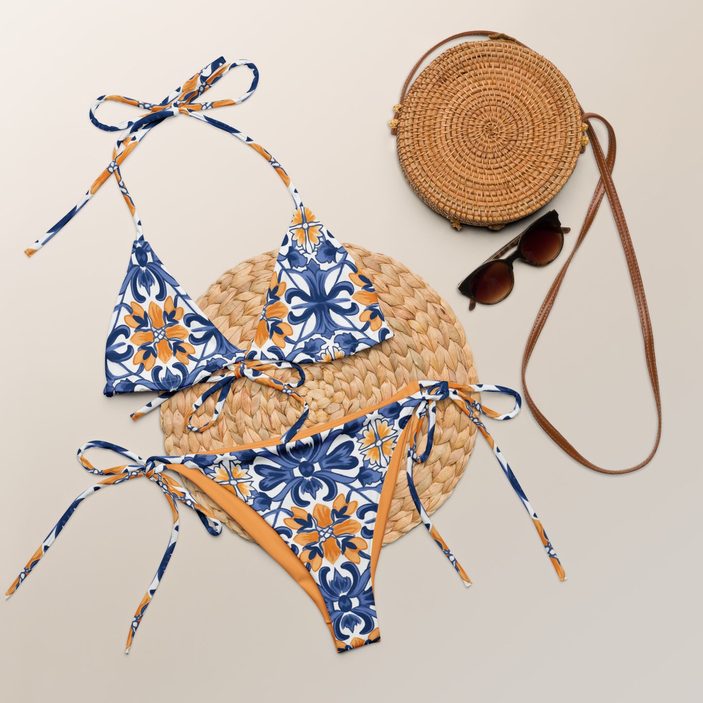 Azulejo Premium Recycled String Bikini